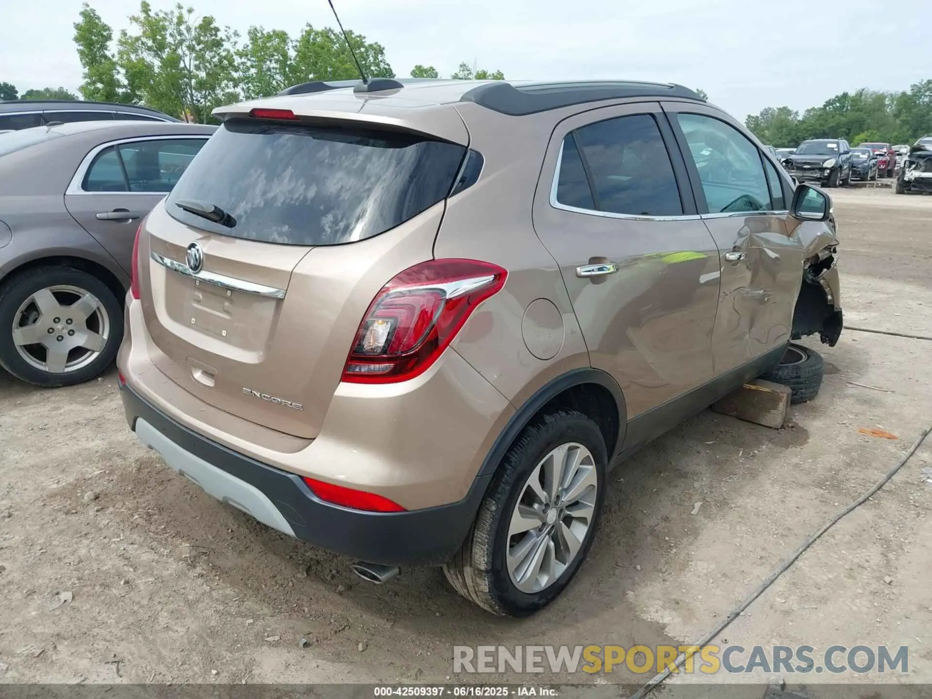4 fotografías del automóvil dañado KL4CJASB6KB899253 BUICK ENCORE 2019