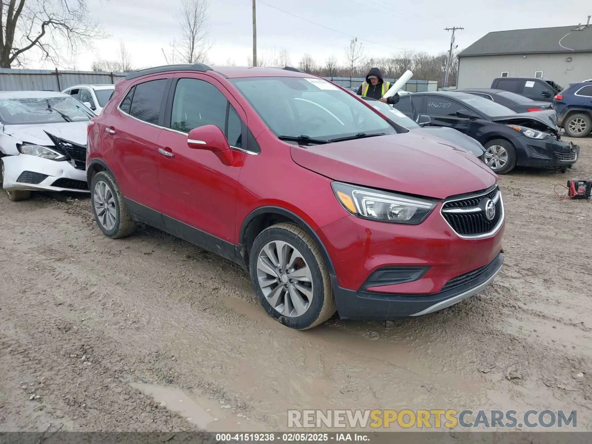 1 fotografías del automóvil dañado KL4CJASB7KB701313 BUICK ENCORE 2019