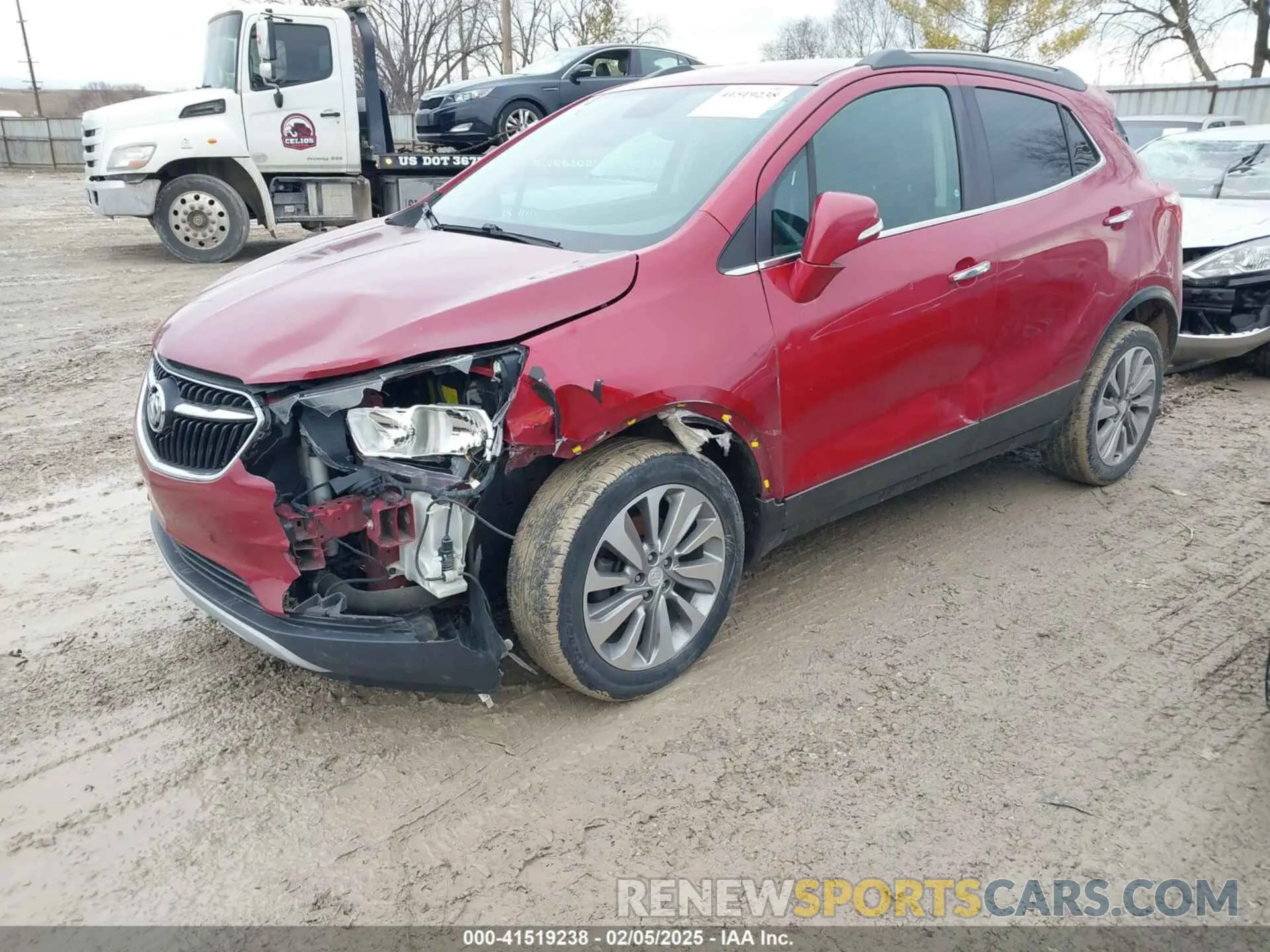 2 fotografías del automóvil dañado KL4CJASB7KB701313 BUICK ENCORE 2019