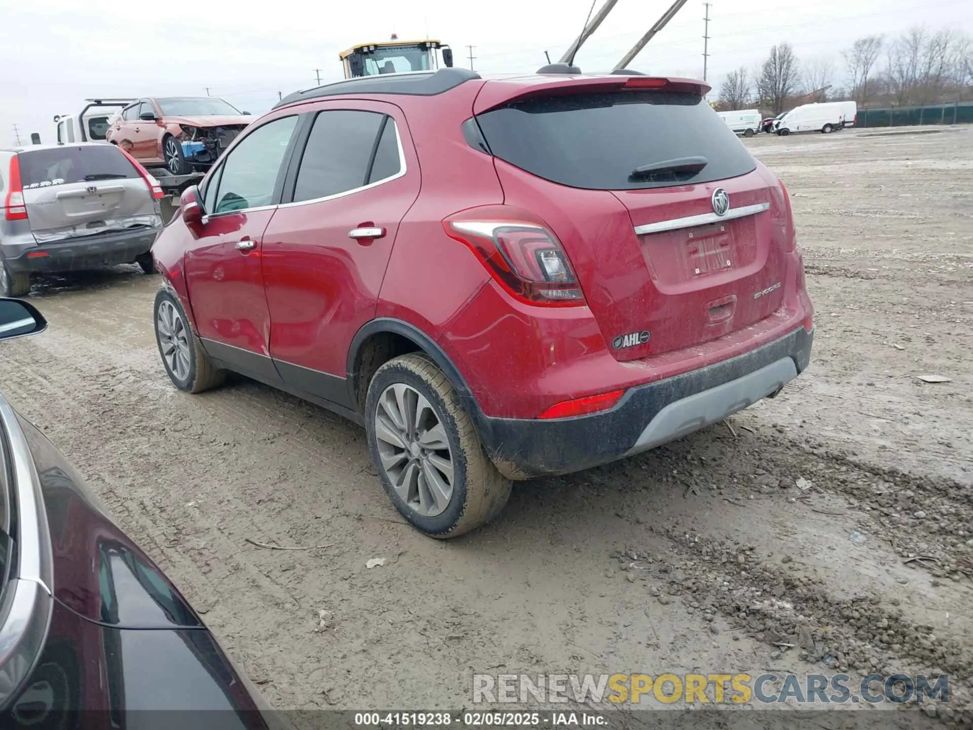 3 fotografías del automóvil dañado KL4CJASB7KB701313 BUICK ENCORE 2019
