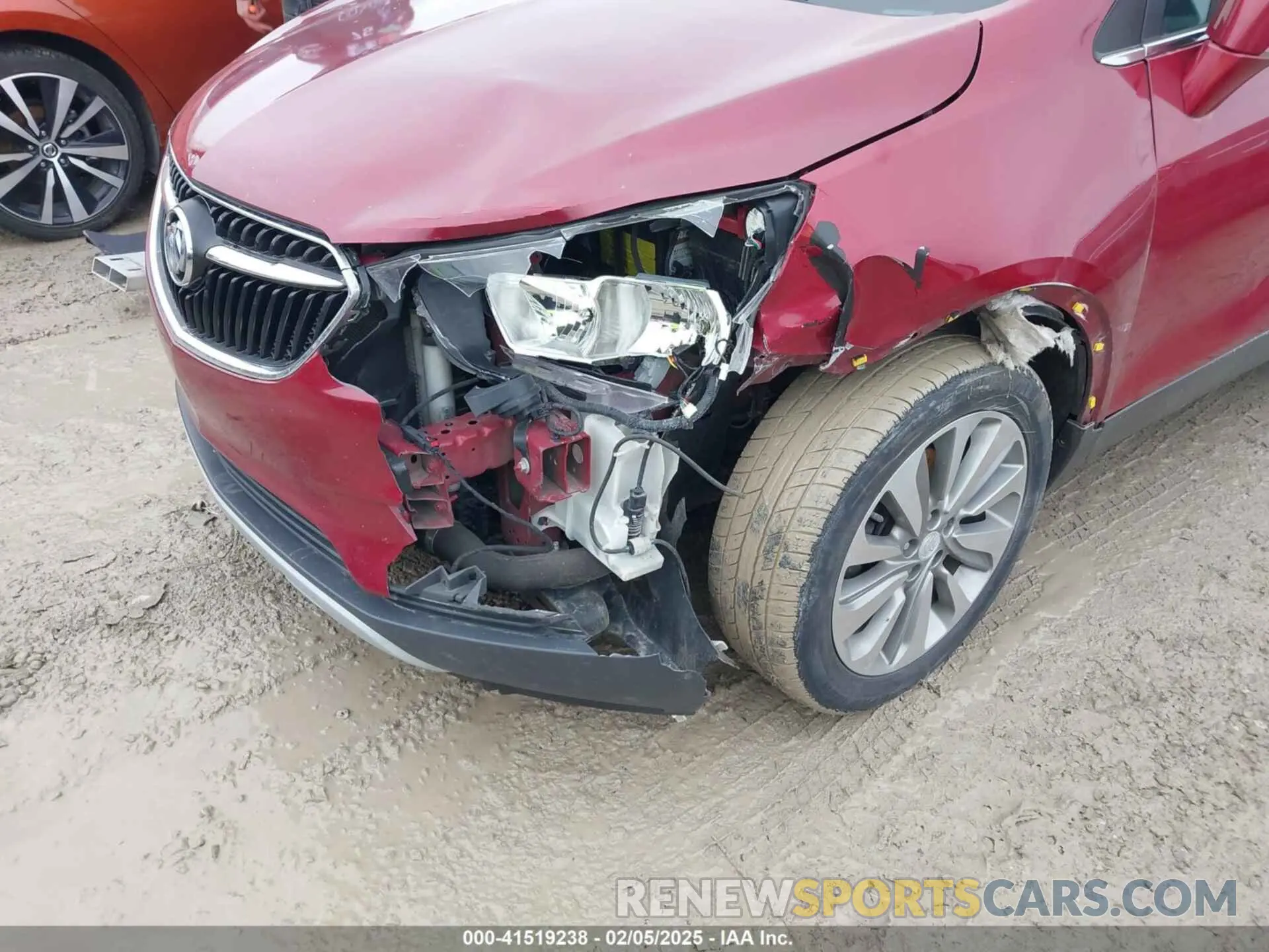 6 fotografías del automóvil dañado KL4CJASB7KB701313 BUICK ENCORE 2019