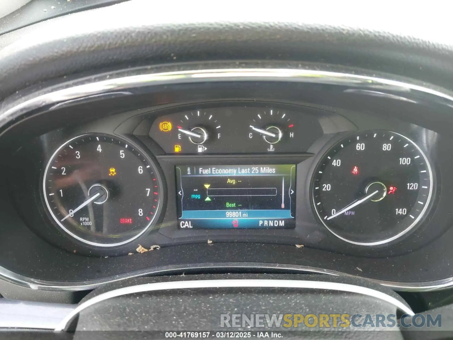 7 fotografías del automóvil dañado KL4CJASB7KB701733 BUICK ENCORE 2019