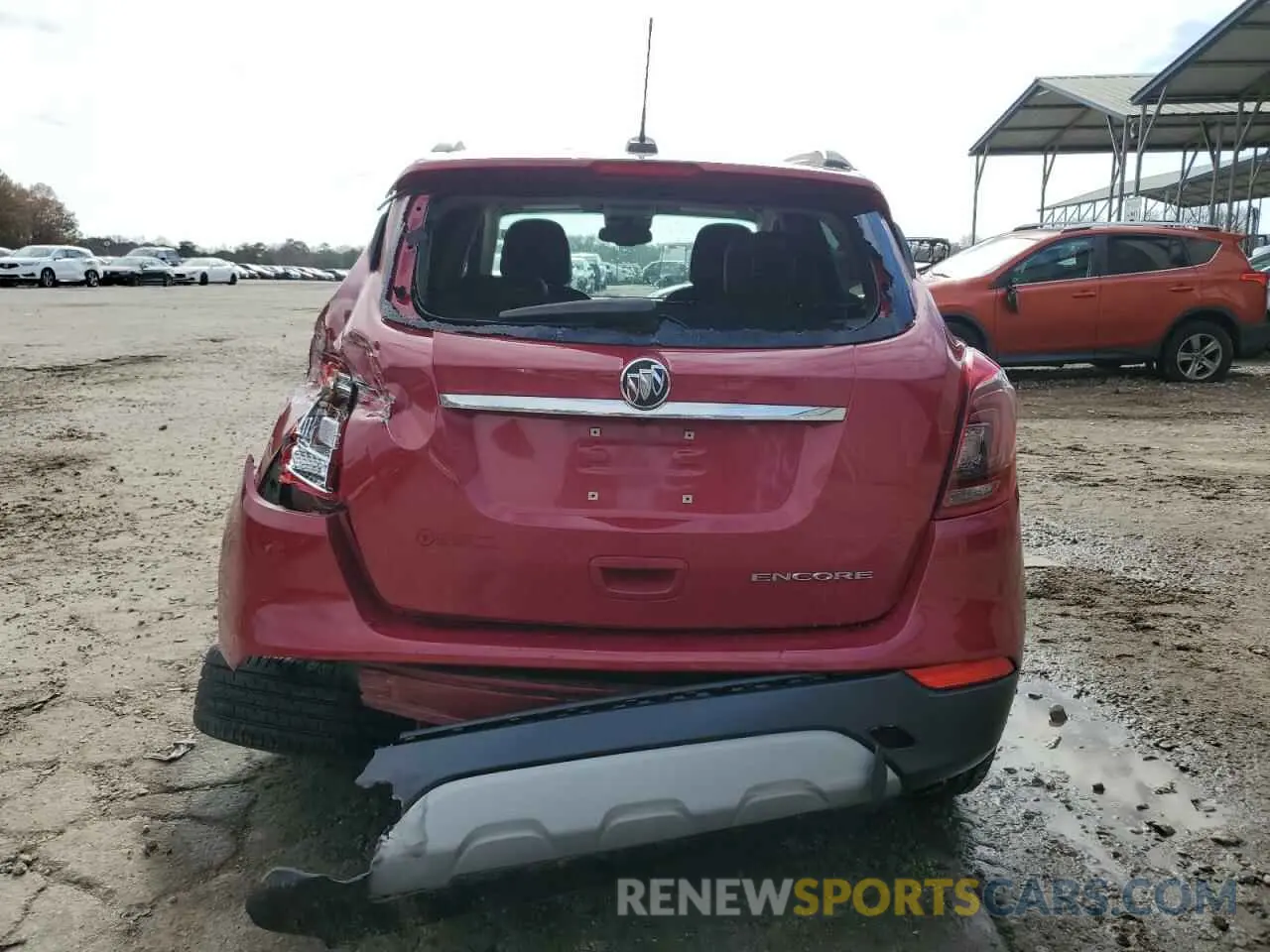 6 fotografías del automóvil dañado KL4CJASB7KB705765 BUICK ENCORE 2019