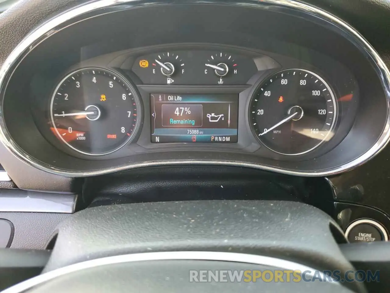9 fotografías del automóvil dañado KL4CJASB7KB705765 BUICK ENCORE 2019