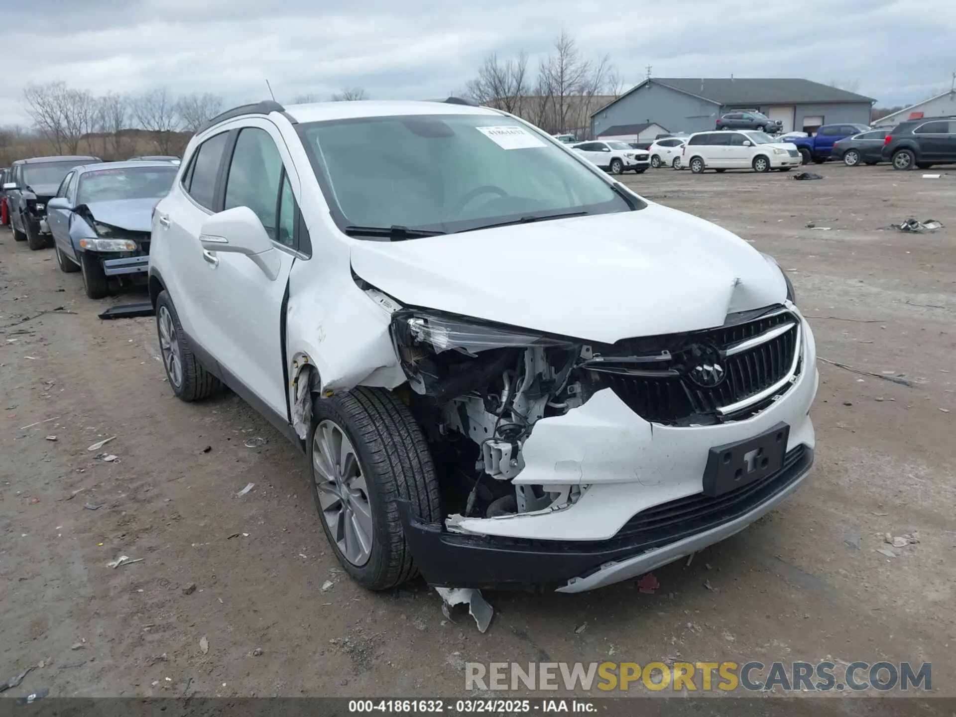 1 fotografías del automóvil dañado KL4CJASB7KB707421 BUICK ENCORE 2019