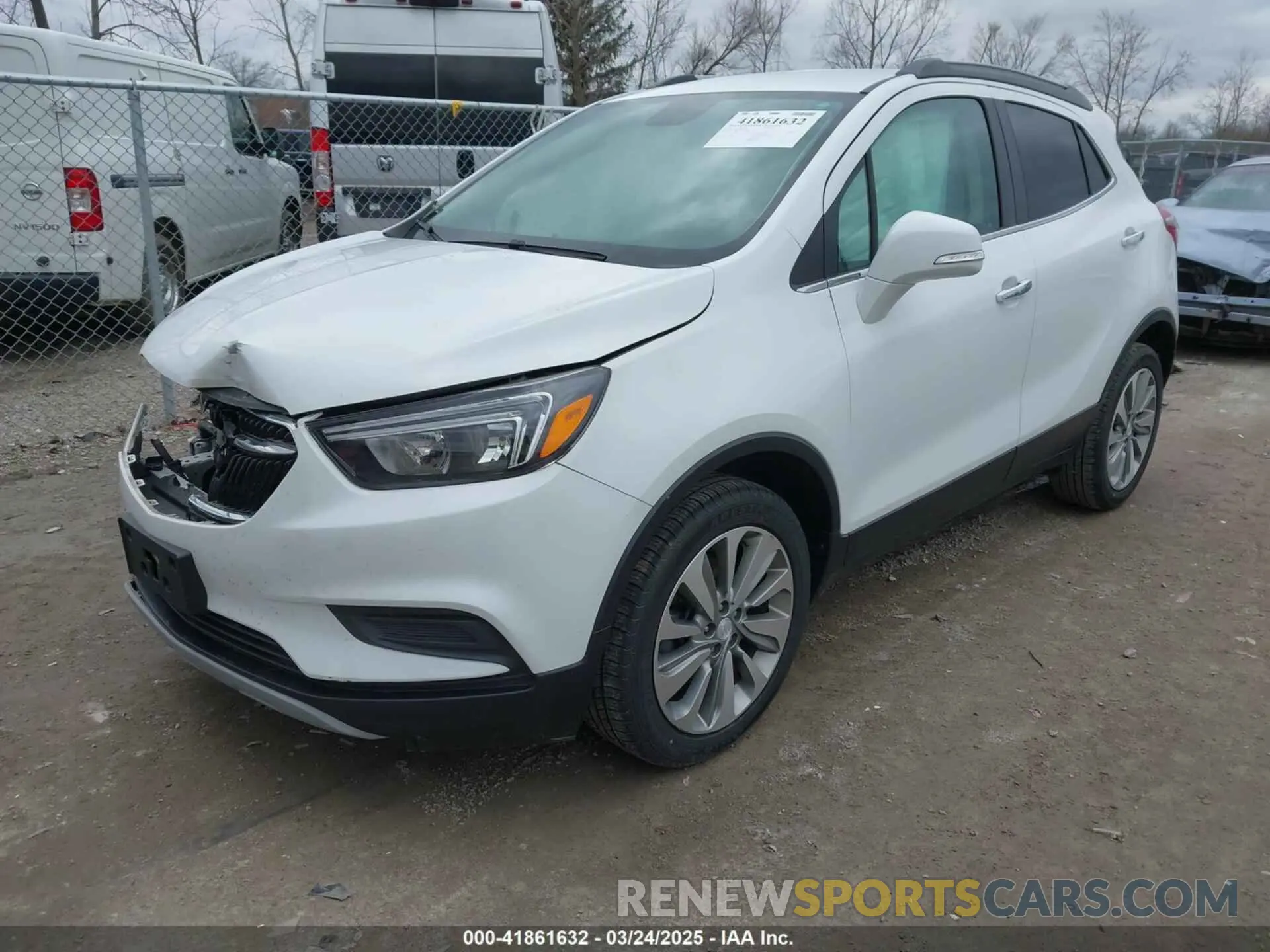2 fotografías del automóvil dañado KL4CJASB7KB707421 BUICK ENCORE 2019