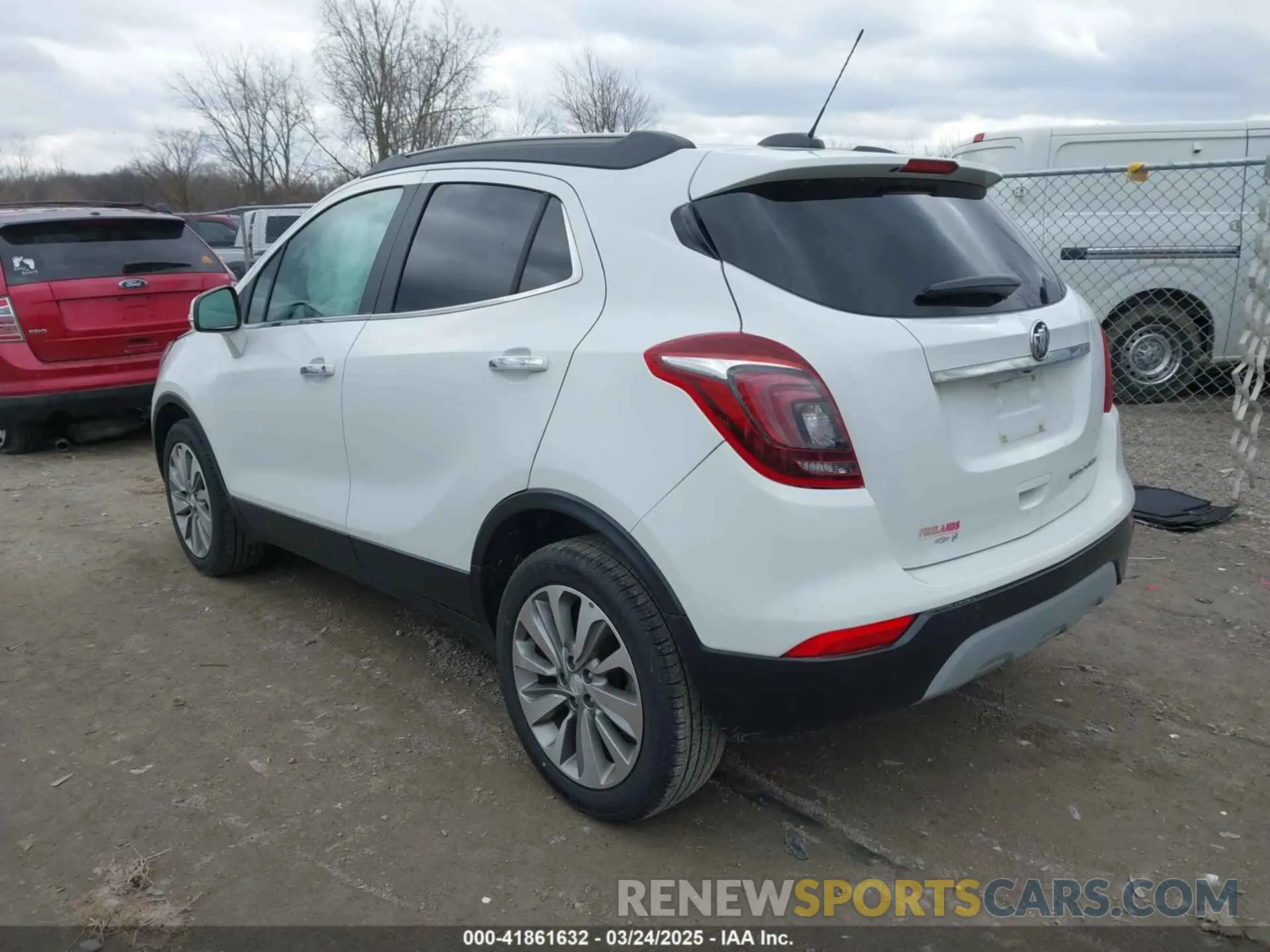 3 fotografías del automóvil dañado KL4CJASB7KB707421 BUICK ENCORE 2019