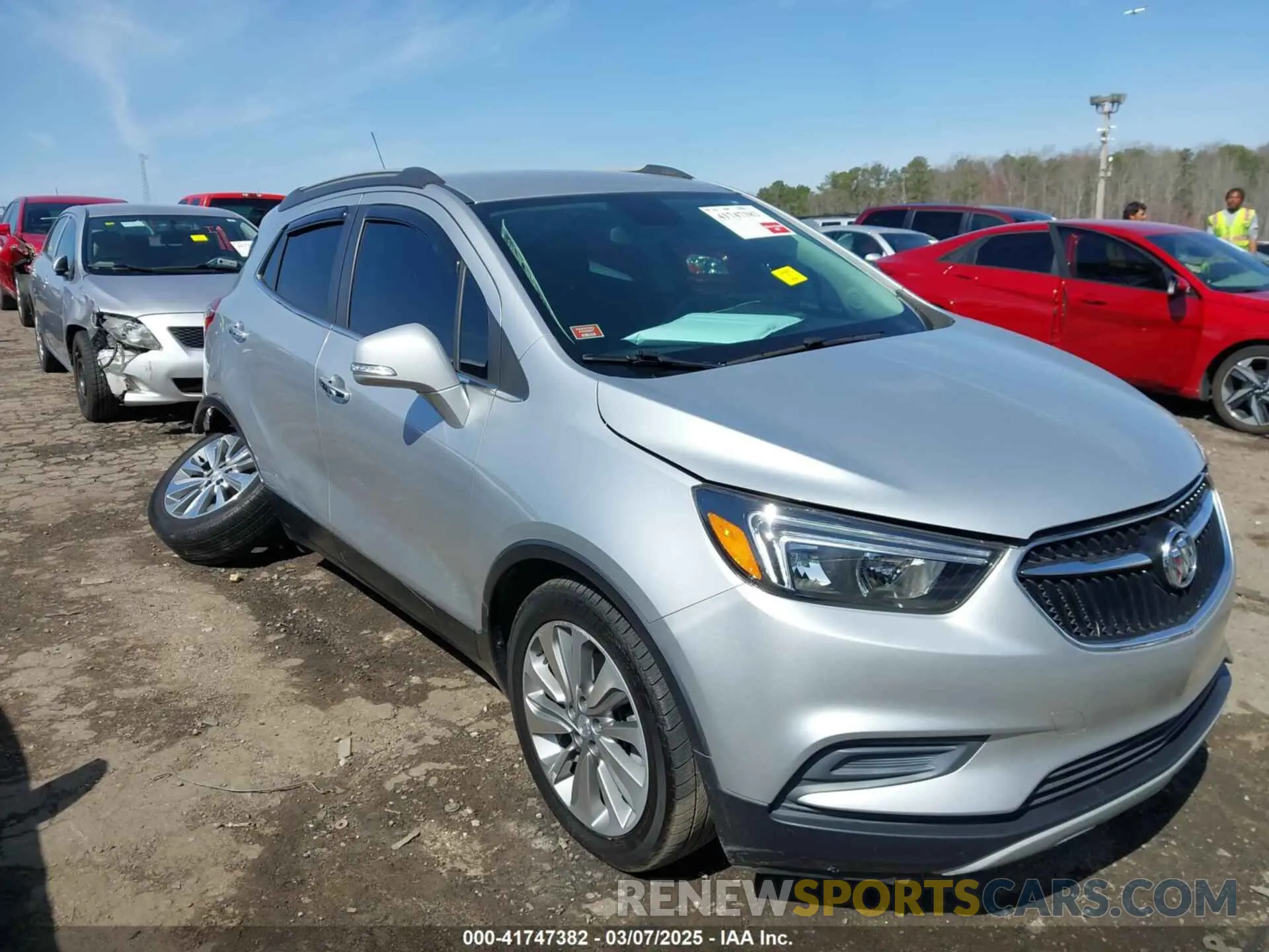 1 fotografías del automóvil dañado KL4CJASB7KB718077 BUICK ENCORE 2019