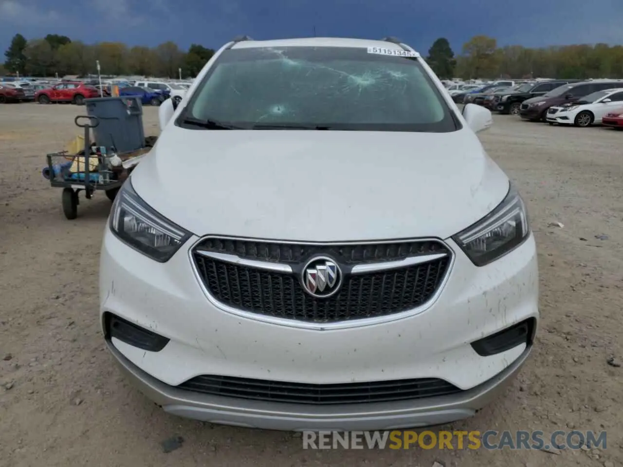 5 fotografías del automóvil dañado KL4CJASB7KB750141 BUICK ENCORE 2019