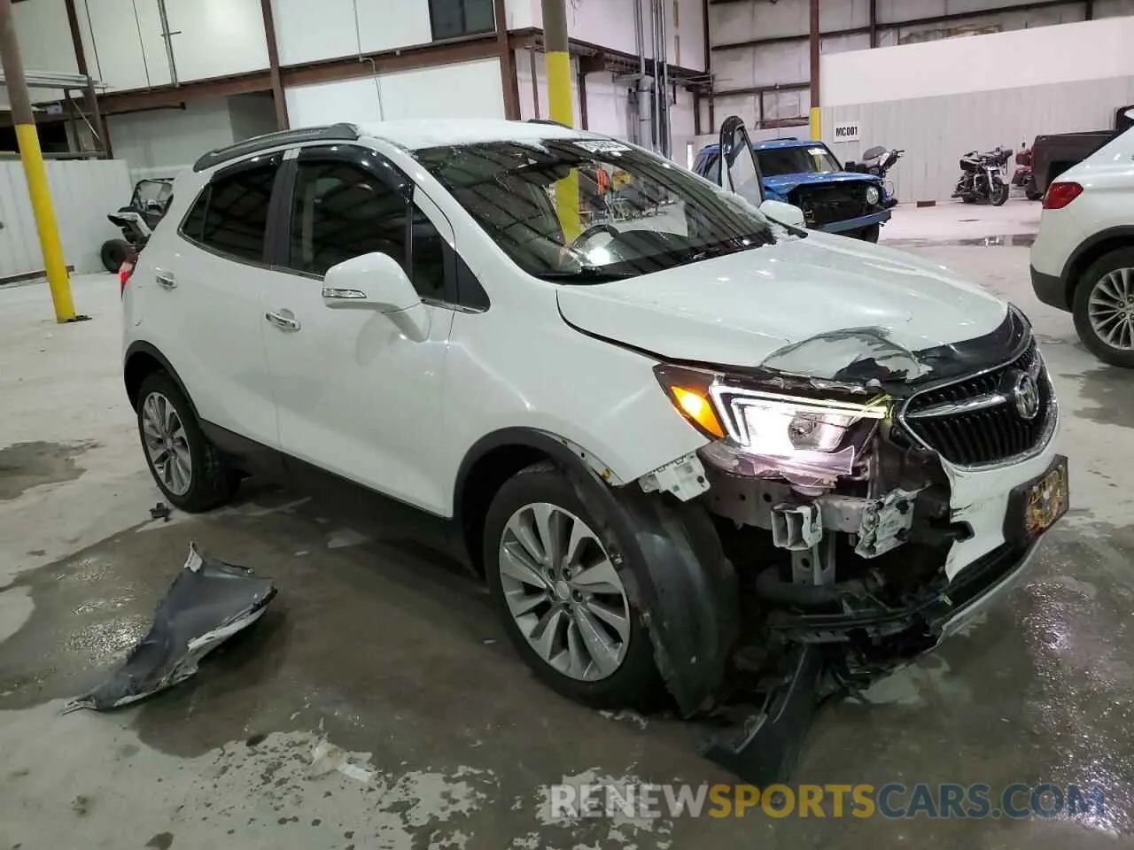 4 fotografías del automóvil dañado KL4CJASB7KB814985 BUICK ENCORE 2019