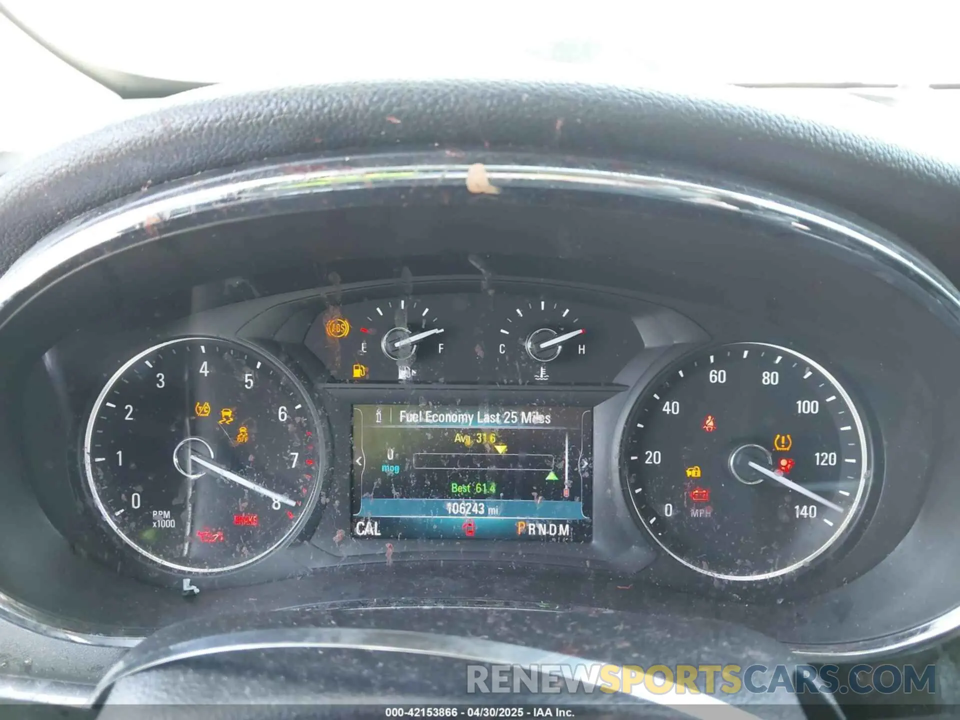 7 fotografías del automóvil dañado KL4CJASB7KB842785 BUICK ENCORE 2019