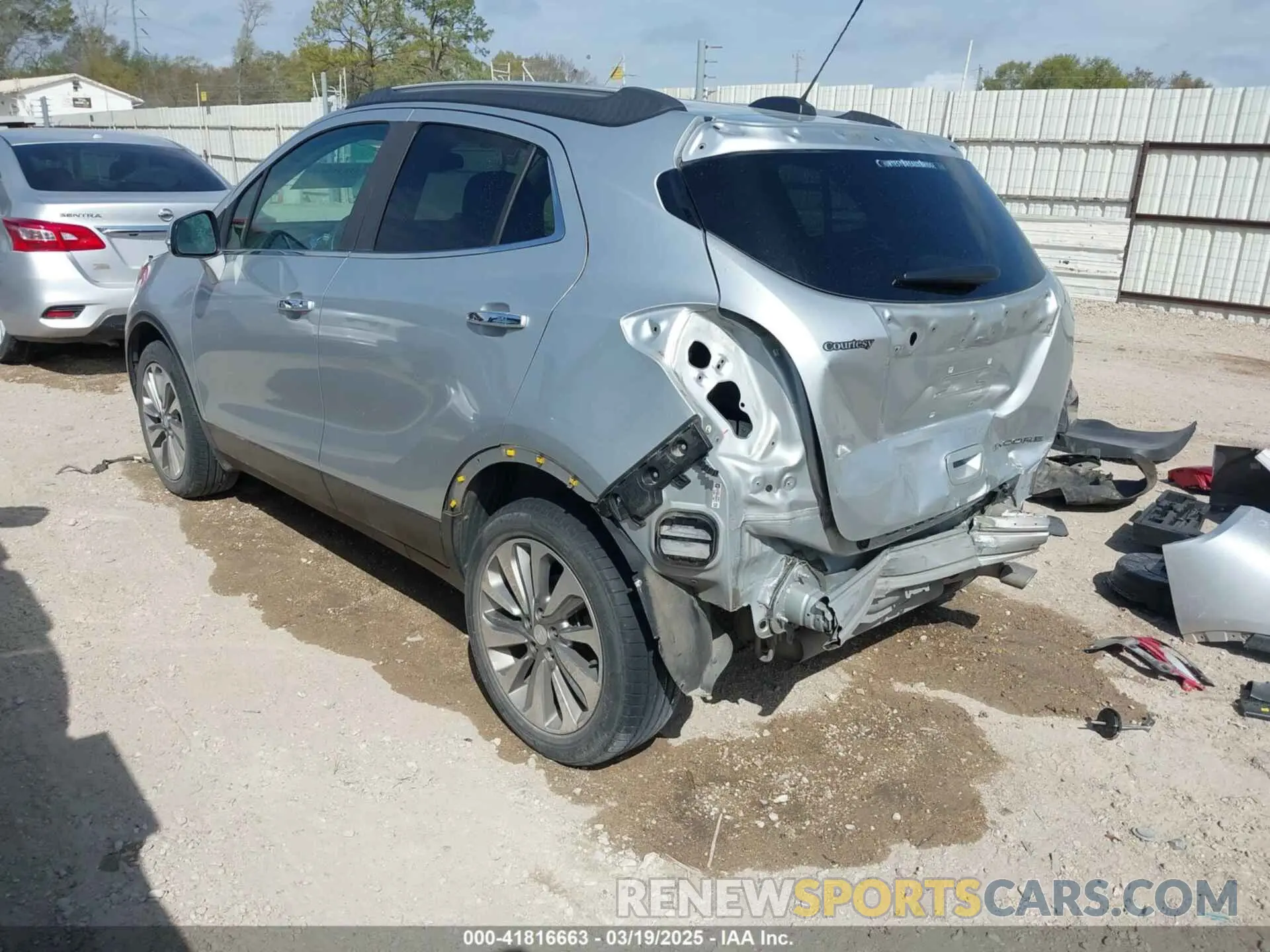 3 fotografías del automóvil dañado KL4CJASB7KB900118 BUICK ENCORE 2019