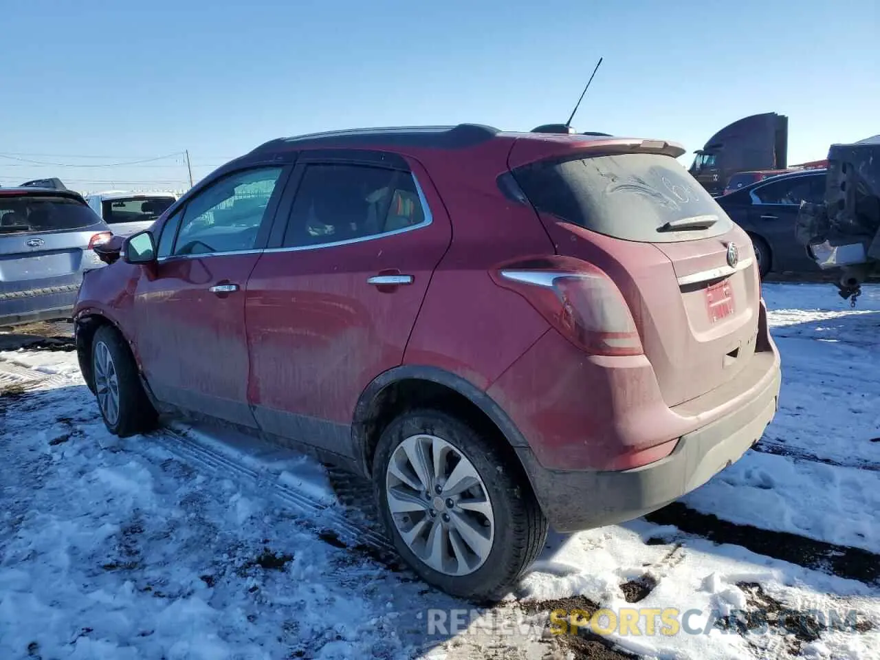 2 fotografías del automóvil dañado KL4CJASB8KB707251 BUICK ENCORE 2019