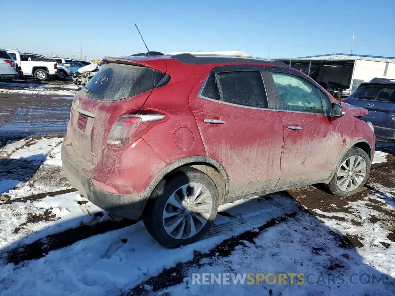 3 fotografías del automóvil dañado KL4CJASB8KB707251 BUICK ENCORE 2019