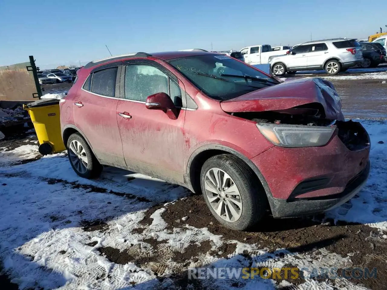 4 fotografías del automóvil dañado KL4CJASB8KB707251 BUICK ENCORE 2019