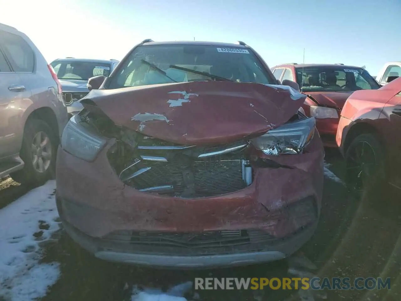 5 fotografías del automóvil dañado KL4CJASB8KB707251 BUICK ENCORE 2019