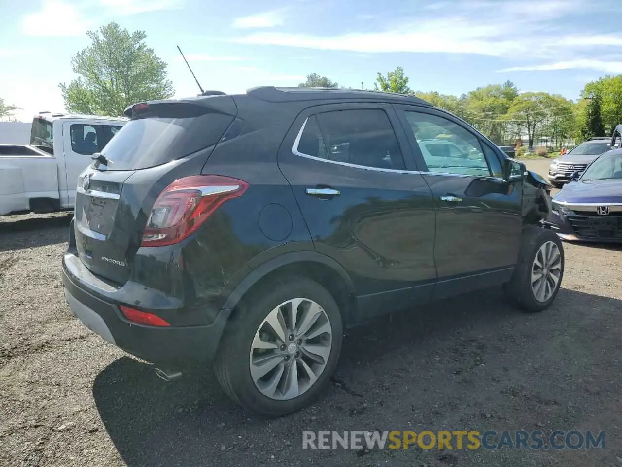 3 fotografías del automóvil dañado KL4CJASB8KB763982 BUICK ENCORE 2019