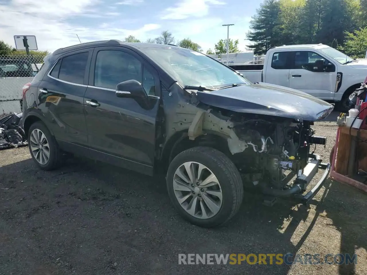 4 fotografías del automóvil dañado KL4CJASB8KB763982 BUICK ENCORE 2019