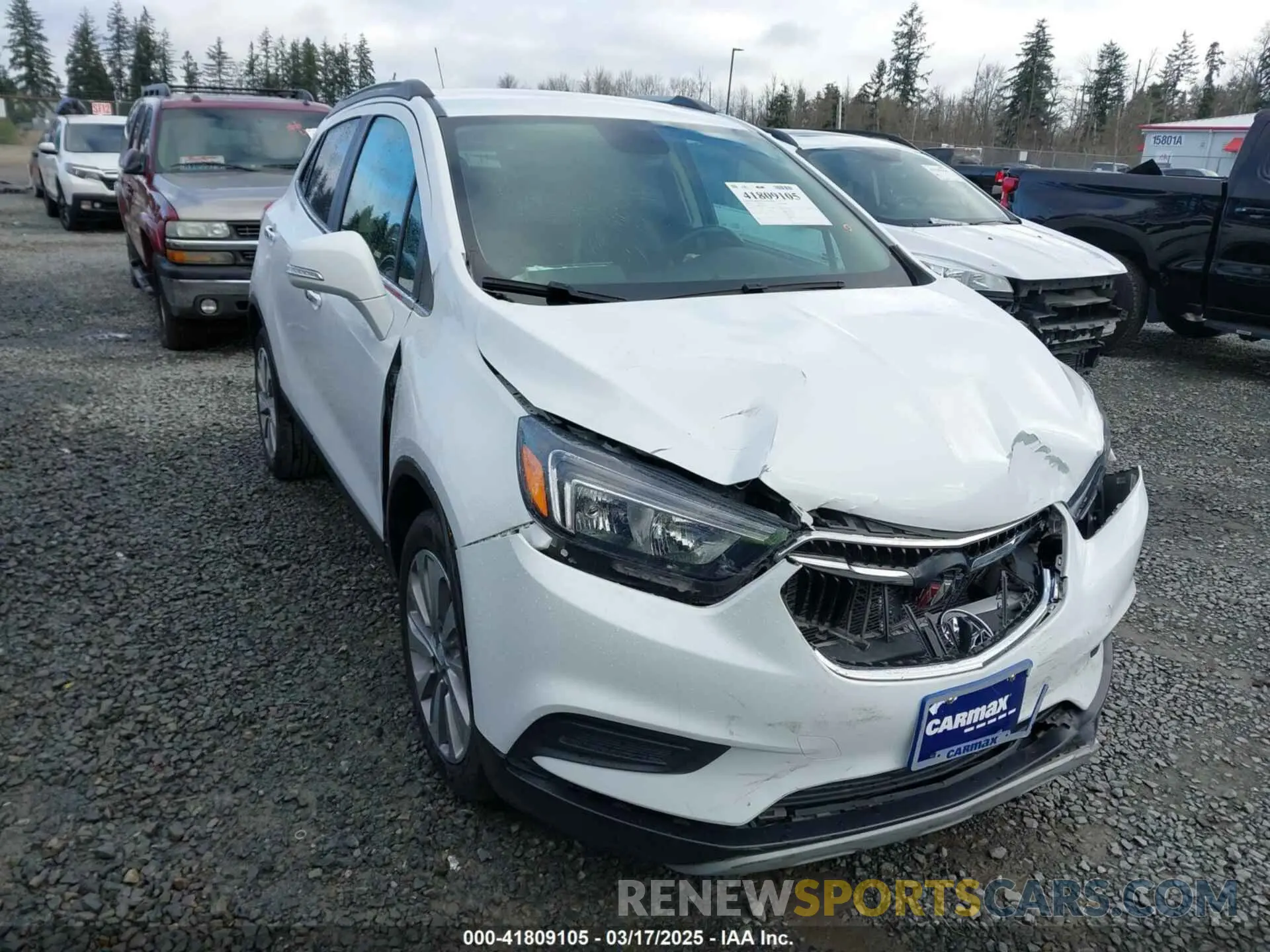 1 fotografías del automóvil dañado KL4CJASB8KB824621 BUICK ENCORE 2019