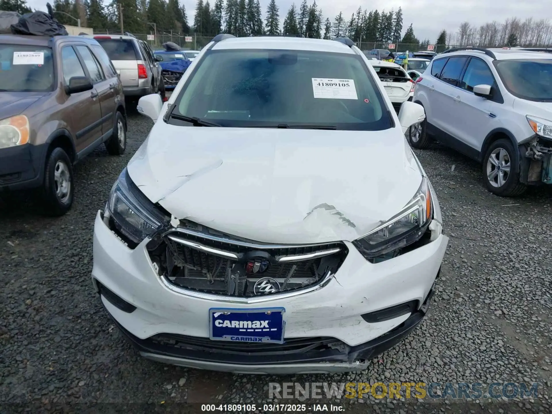 12 fotografías del automóvil dañado KL4CJASB8KB824621 BUICK ENCORE 2019