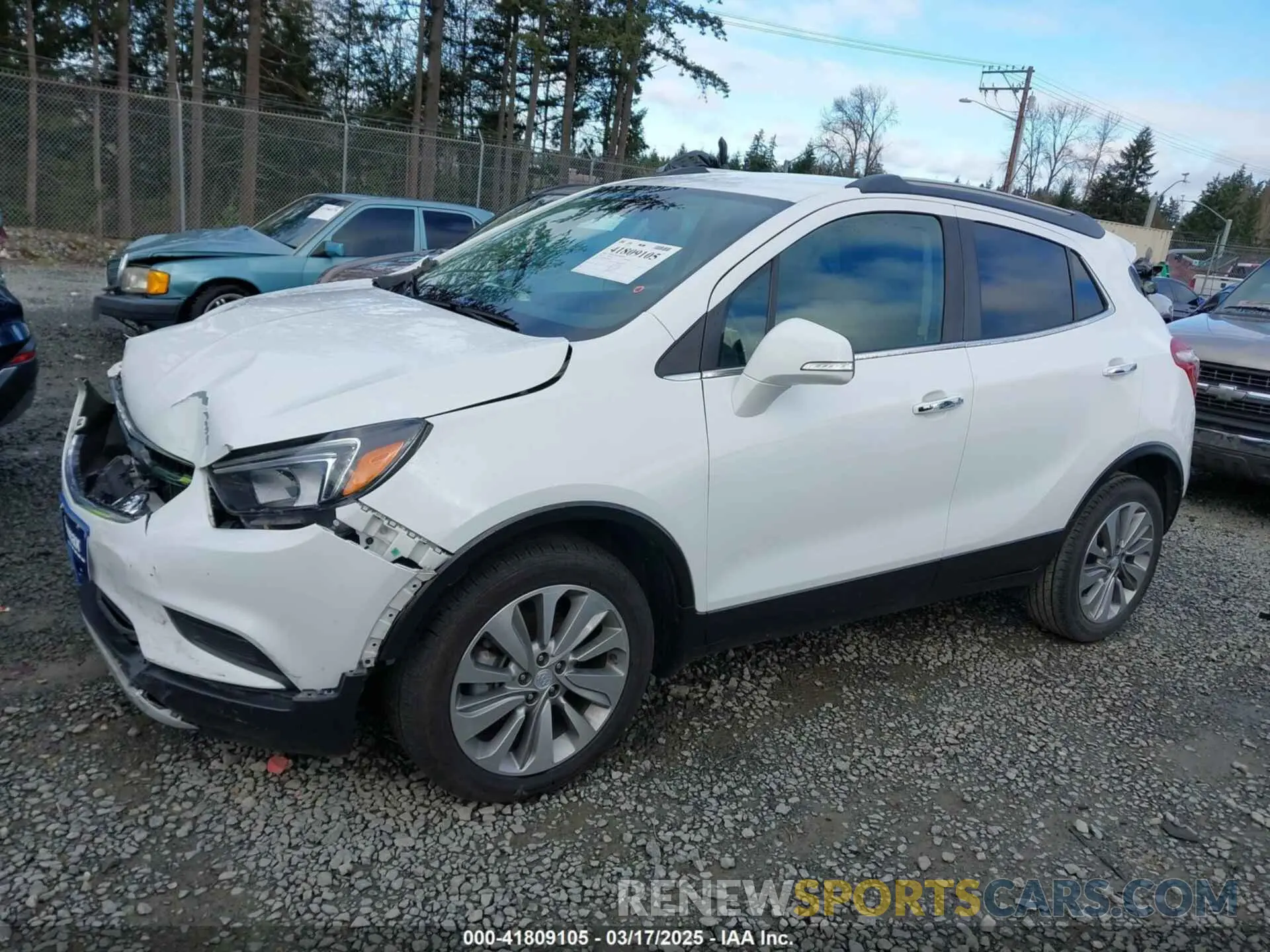 14 fotografías del automóvil dañado KL4CJASB8KB824621 BUICK ENCORE 2019