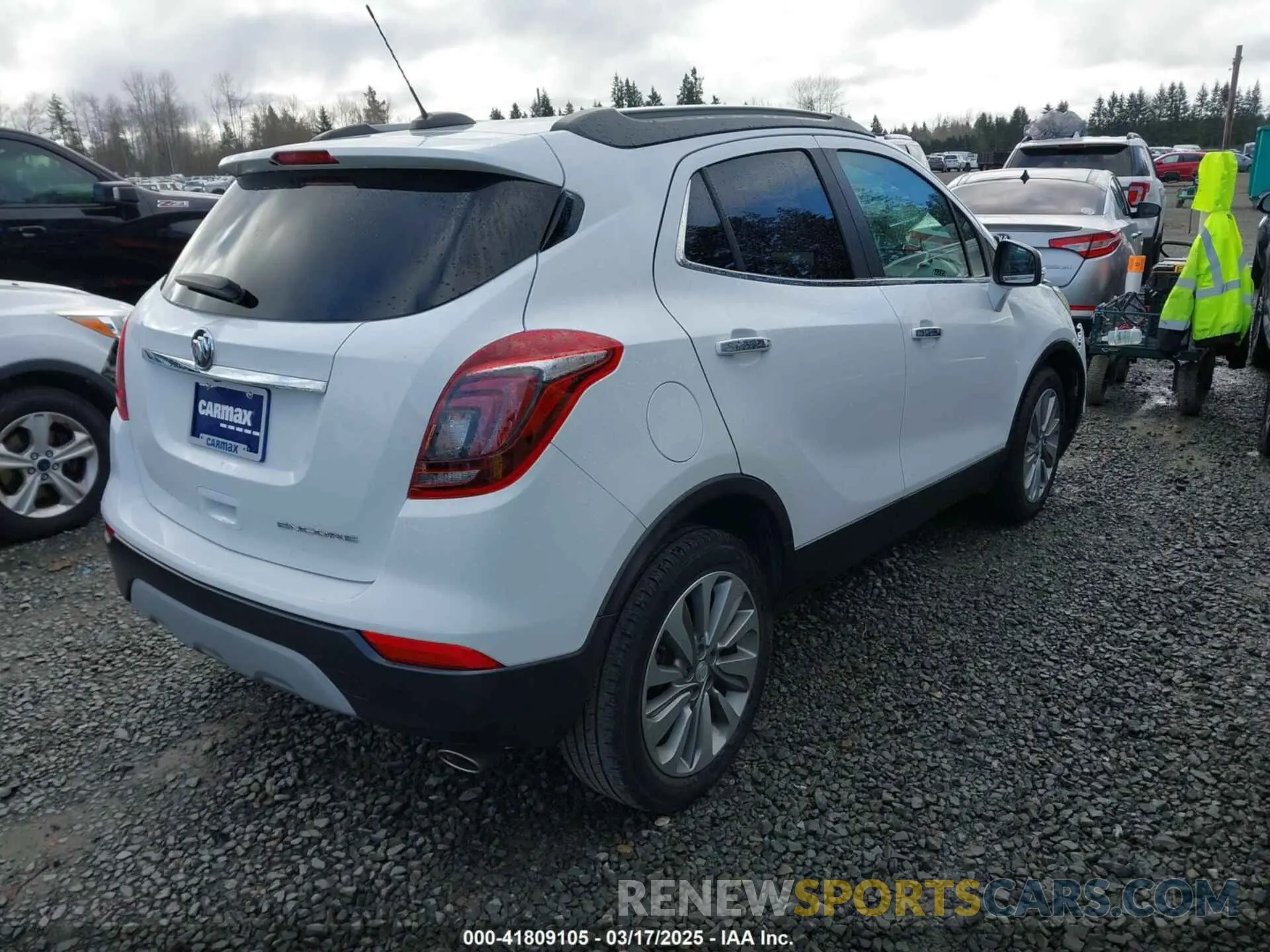 4 fotografías del automóvil dañado KL4CJASB8KB824621 BUICK ENCORE 2019