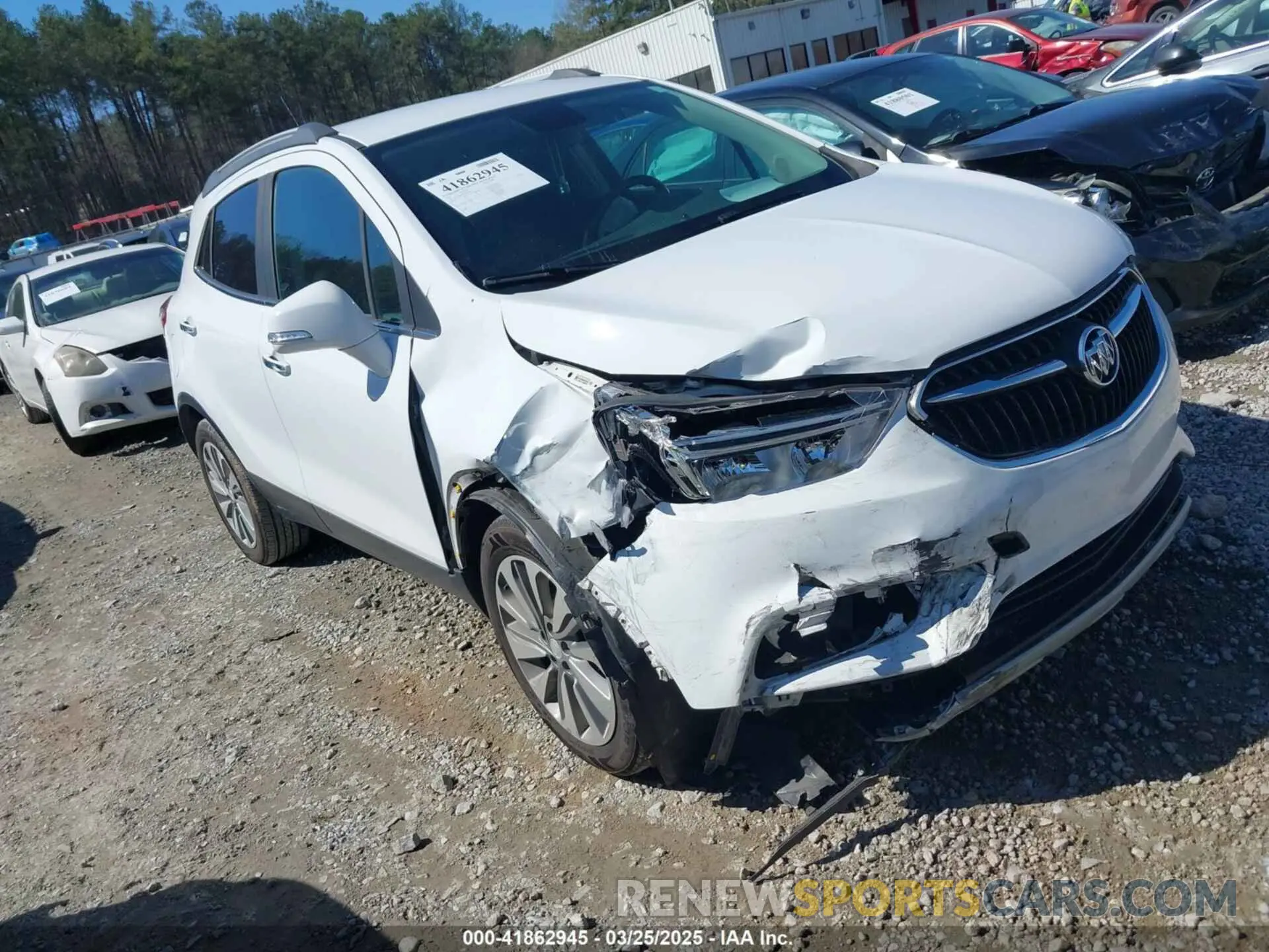 1 fotografías del automóvil dañado KL4CJASB8KB879134 BUICK ENCORE 2019