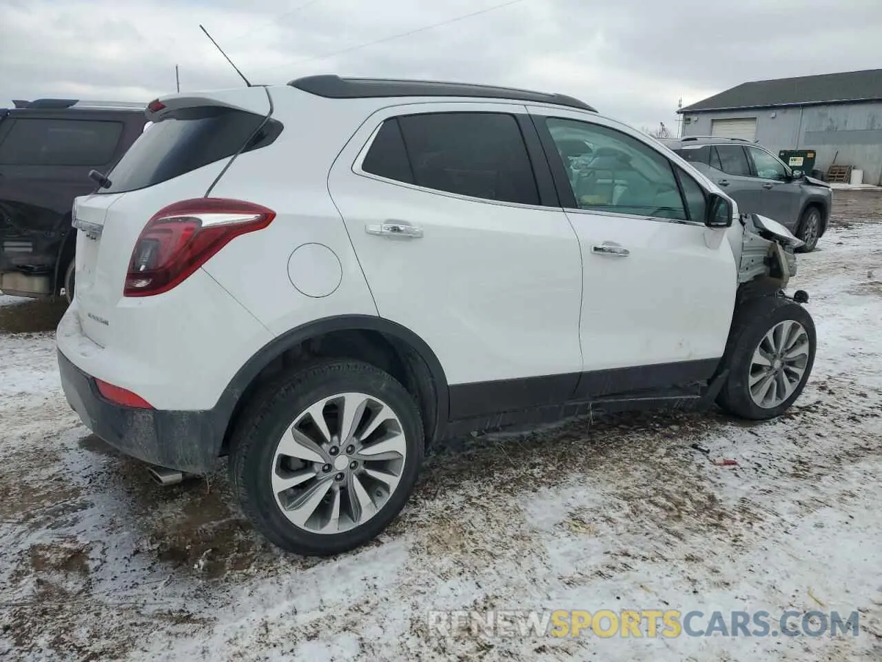 3 fotografías del automóvil dañado KL4CJASB8KB884463 BUICK ENCORE 2019