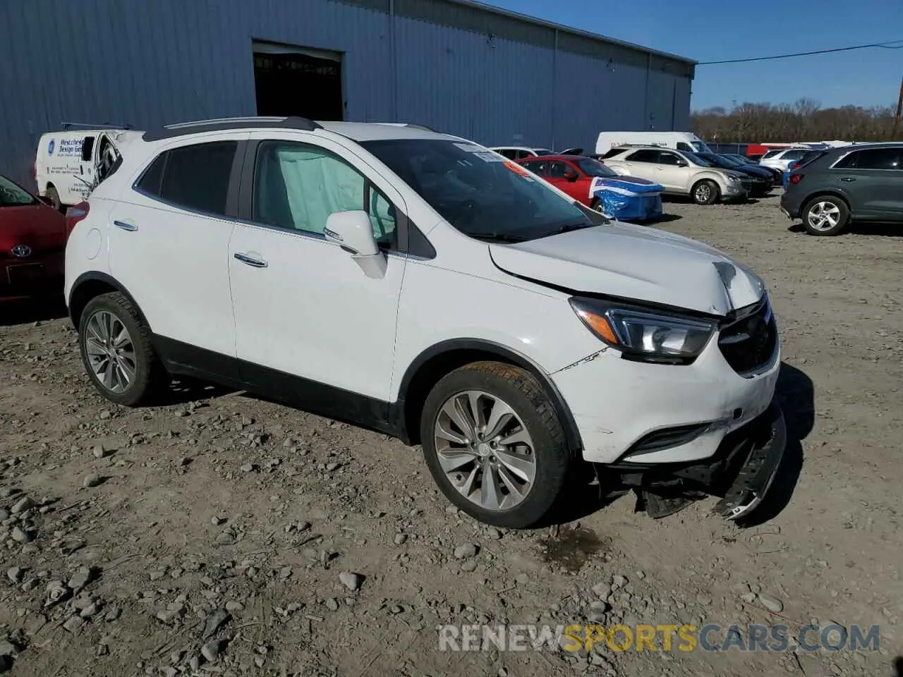 4 fotografías del automóvil dañado KL4CJASB8KB891168 BUICK ENCORE 2019
