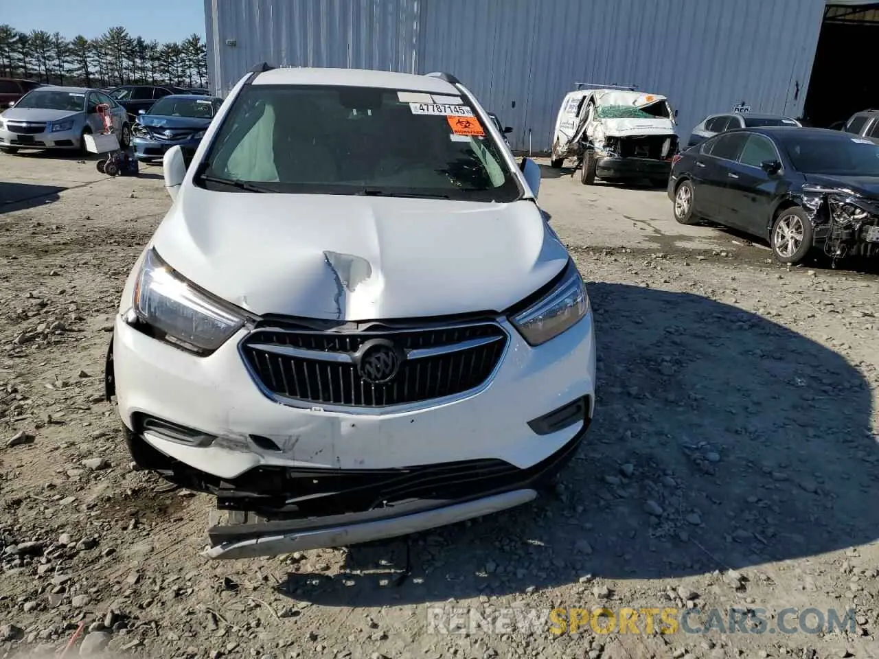 5 fotografías del automóvil dañado KL4CJASB8KB891168 BUICK ENCORE 2019