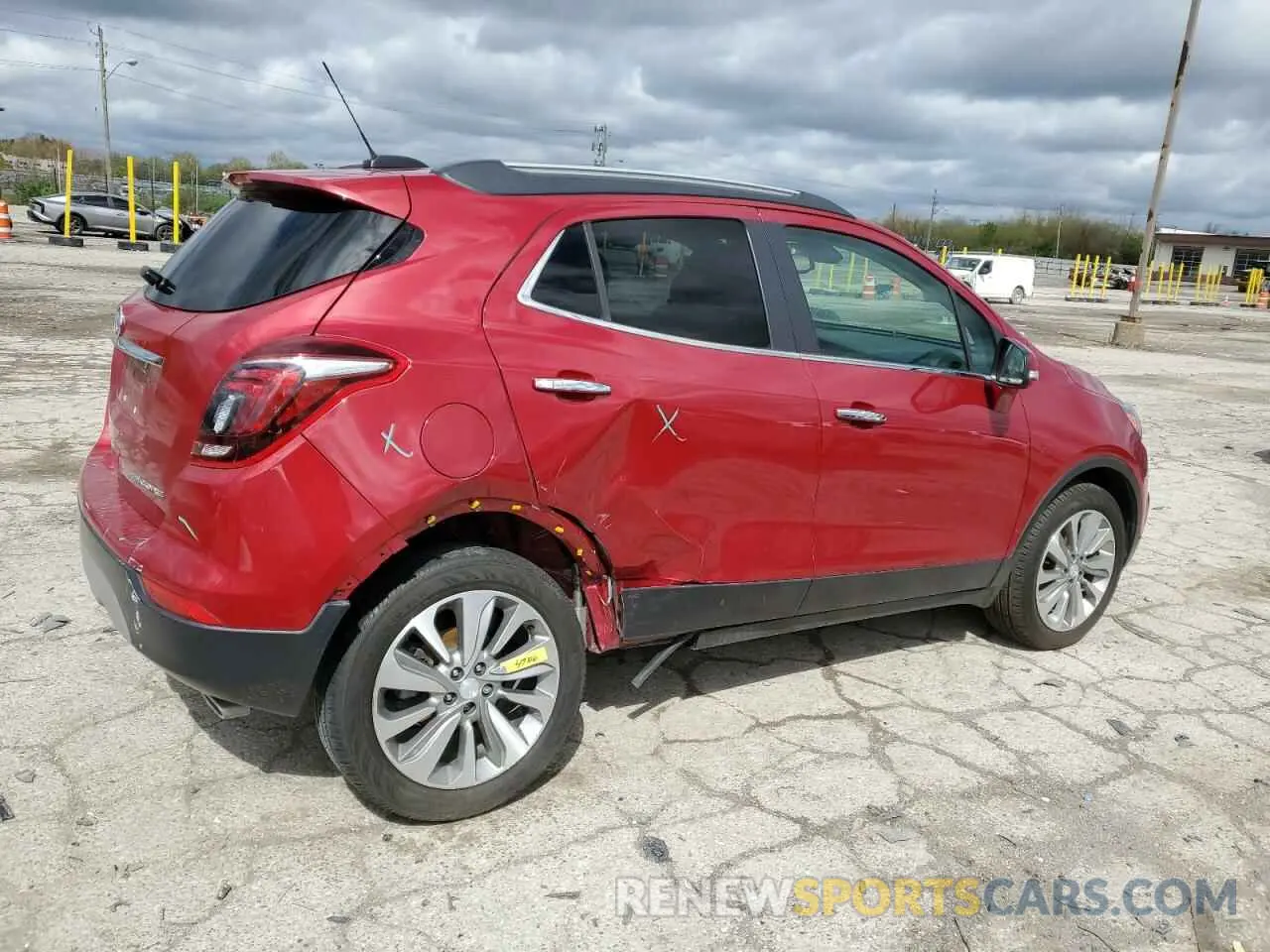 3 fotografías del automóvil dañado KL4CJASB9KB820335 BUICK ENCORE 2019