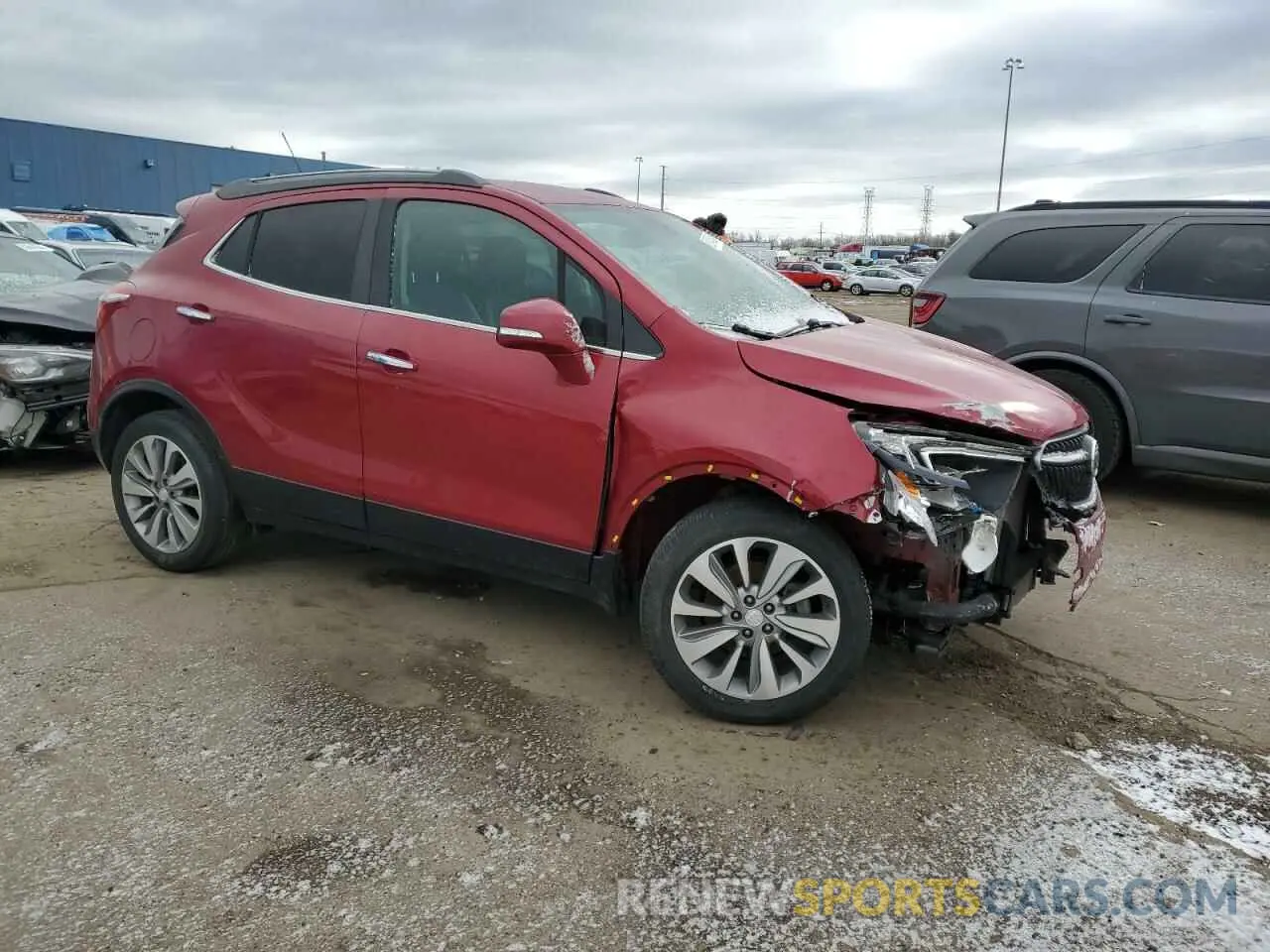 4 fotografías del automóvil dañado KL4CJASB9KB903182 BUICK ENCORE 2019