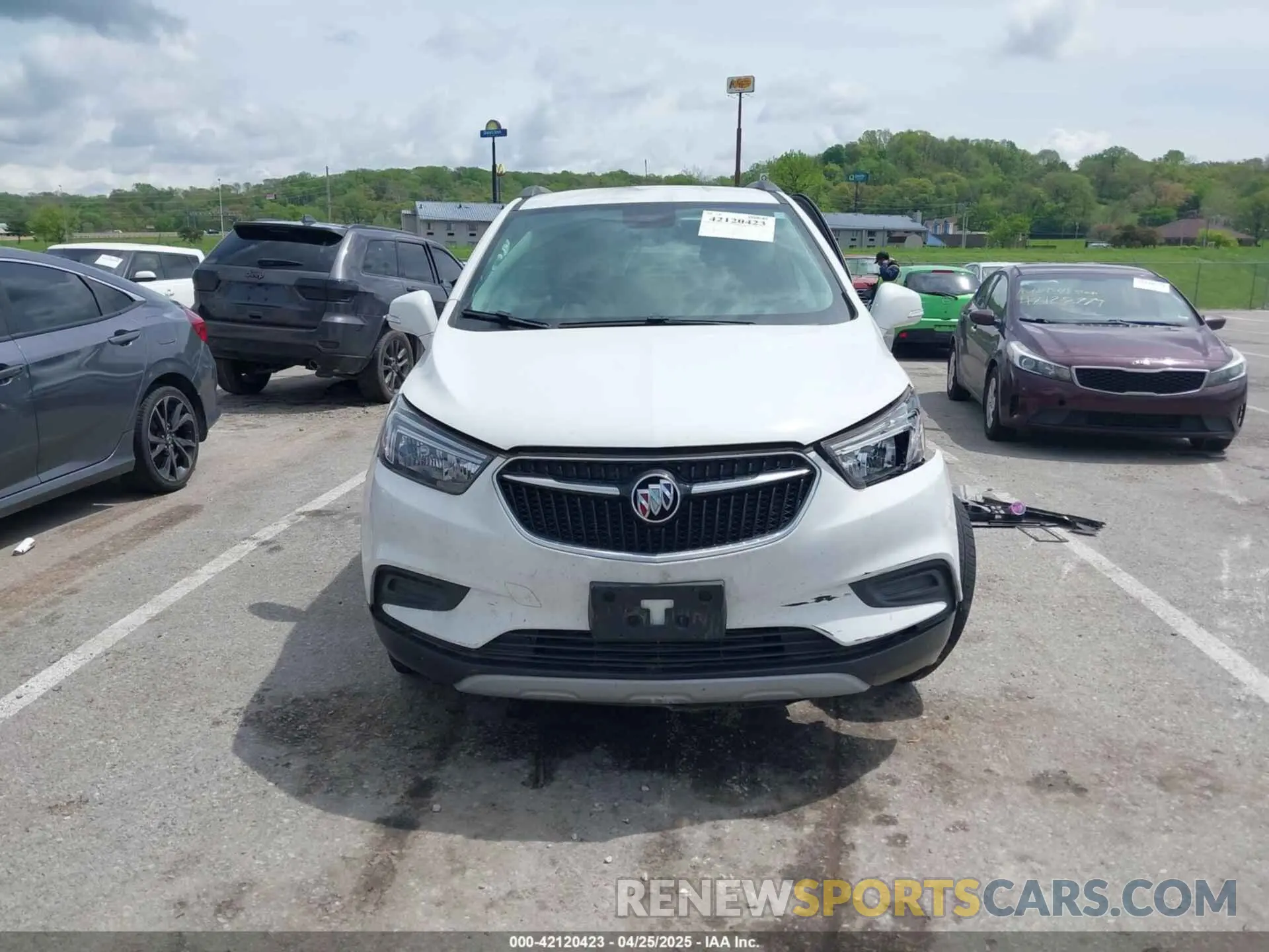 13 fotografías del automóvil dañado KL4CJASBXKB705632 BUICK ENCORE 2019