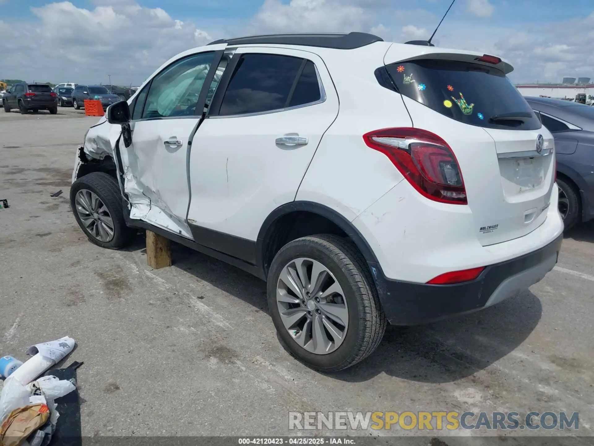 3 fotografías del automóvil dañado KL4CJASBXKB705632 BUICK ENCORE 2019