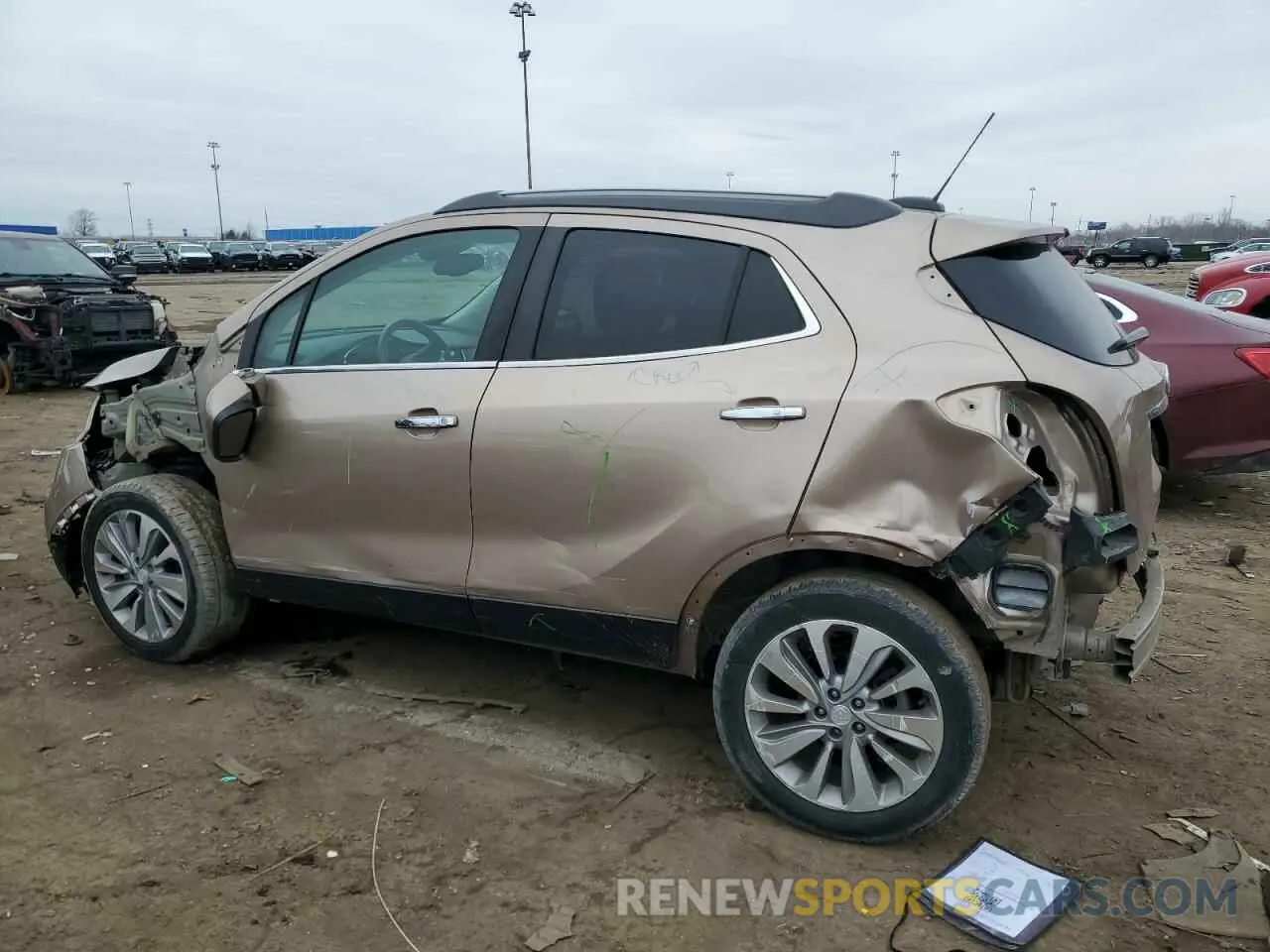 2 fotografías del automóvil dañado KL4CJASBXKB960331 BUICK ENCORE 2019