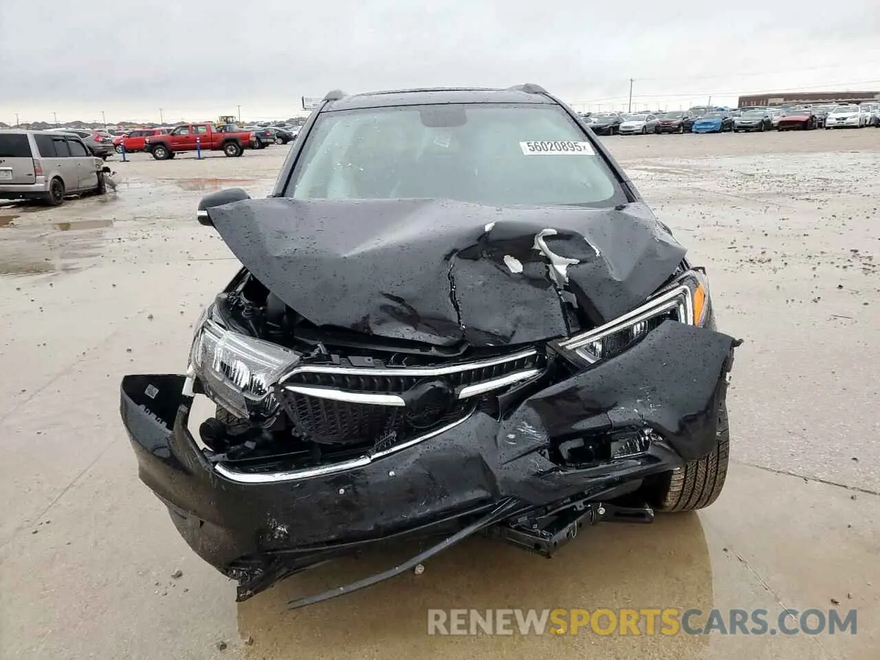 5 fotografías del automóvil dañado KL4CJCSB7KB704286 BUICK ENCORE 2019