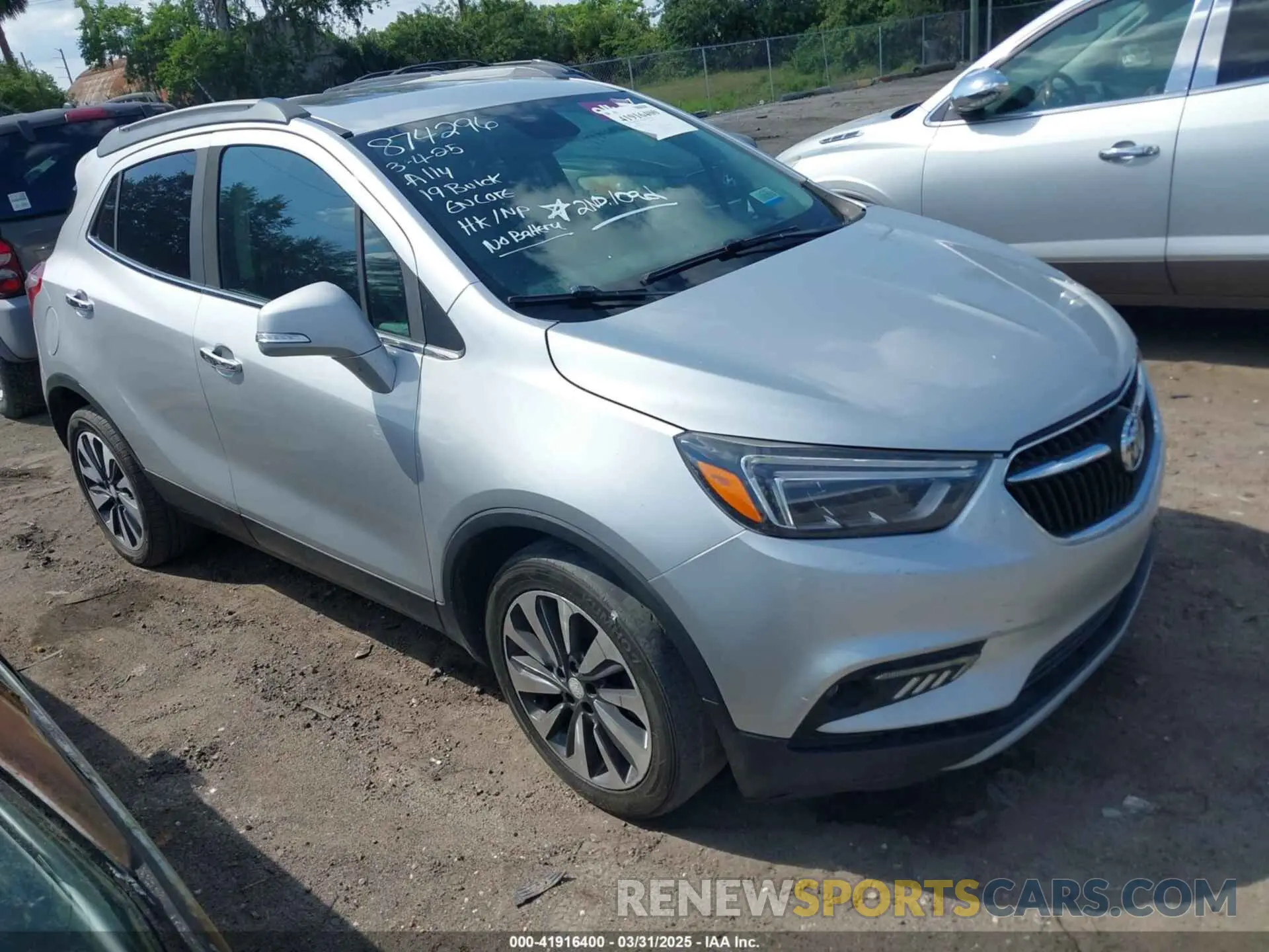 1 fotografías del automóvil dañado KL4CJCSM2KB874296 BUICK ENCORE 2019