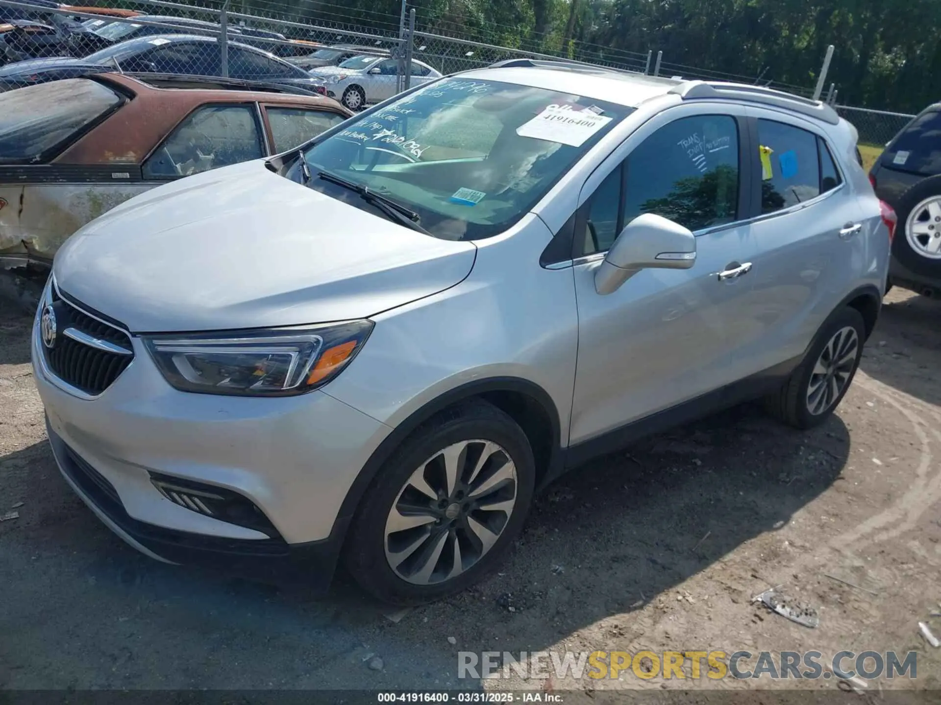 2 fotografías del automóvil dañado KL4CJCSM2KB874296 BUICK ENCORE 2019