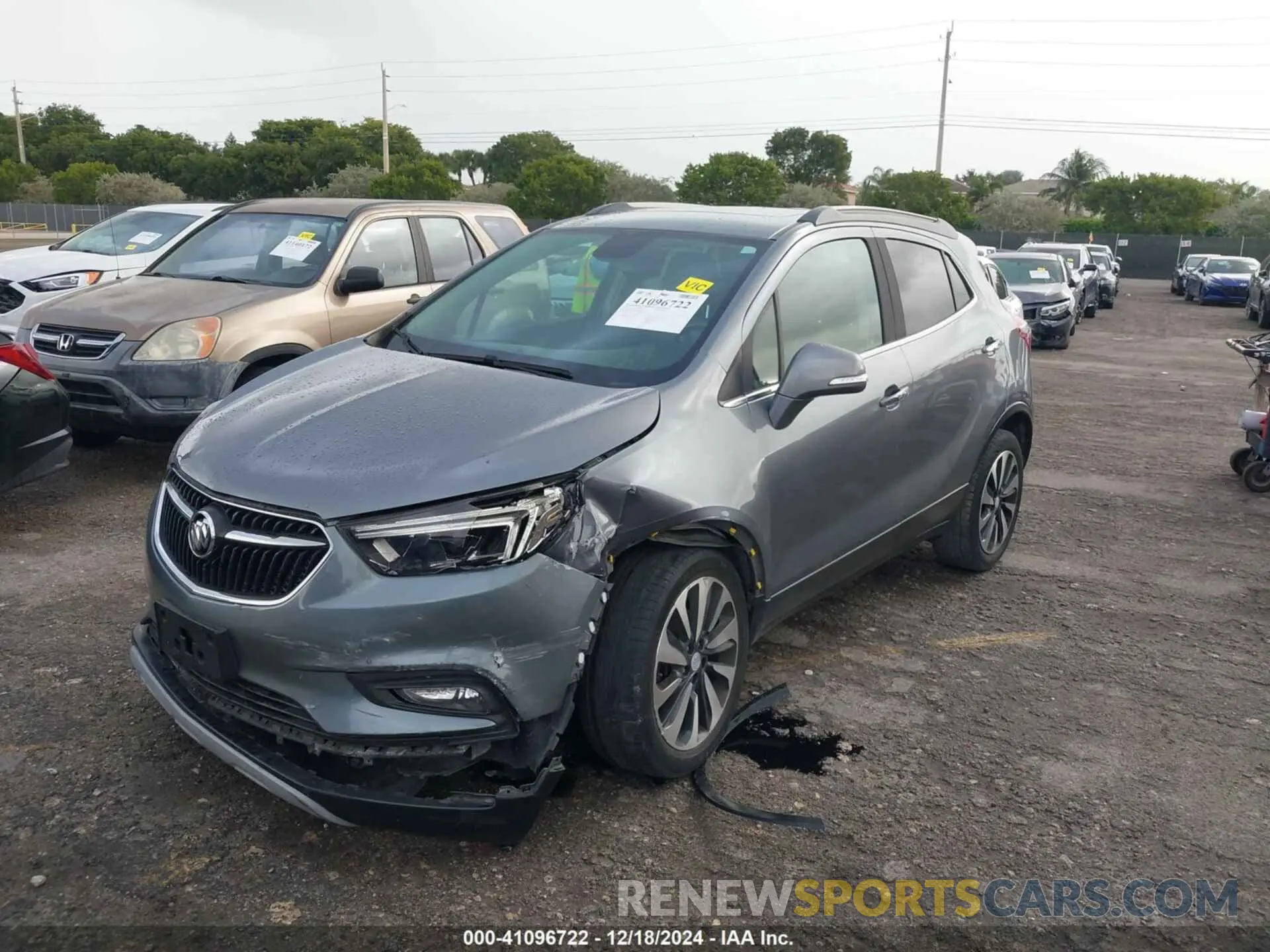 6 fotografías del automóvil dañado KL4CJCSM5KB835265 BUICK ENCORE 2019