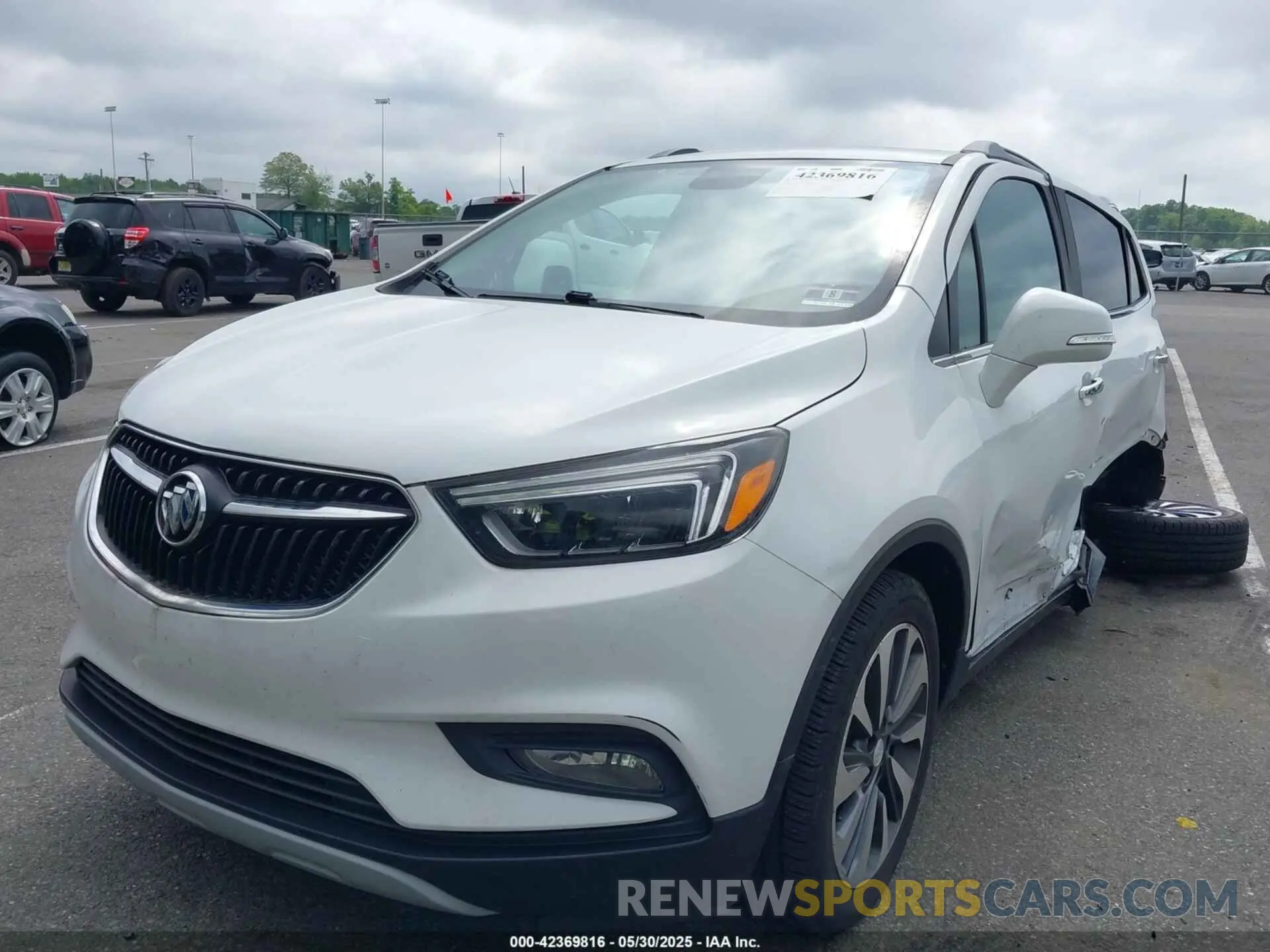 2 fotografías del automóvil dañado KL4CJCSM7KB783492 BUICK ENCORE 2019