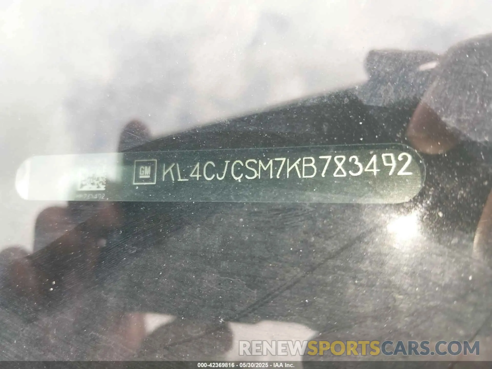 9 fotografías del automóvil dañado KL4CJCSM7KB783492 BUICK ENCORE 2019