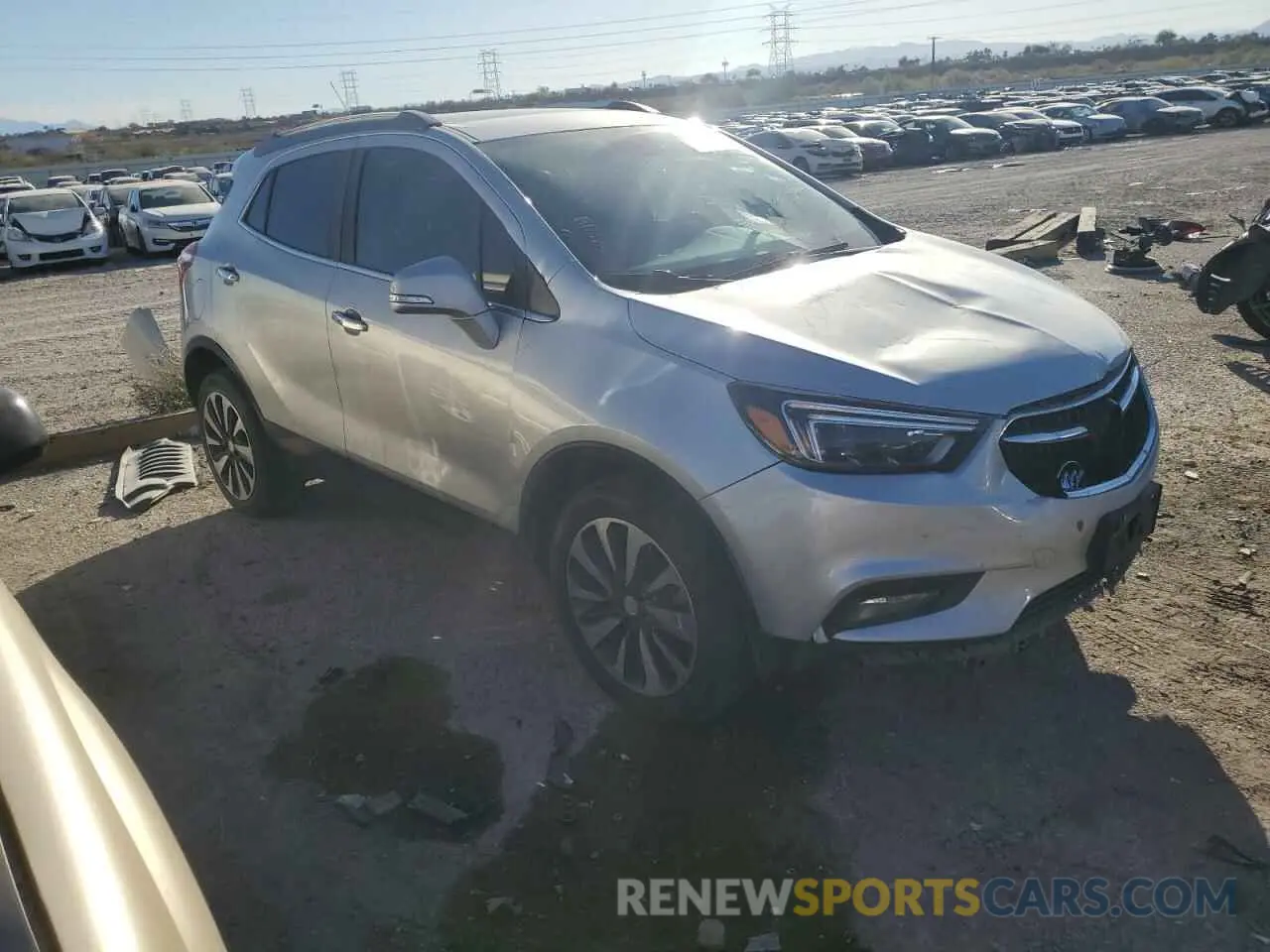 4 fotografías del automóvil dañado KL4CJCSM7KB809976 BUICK ENCORE 2019