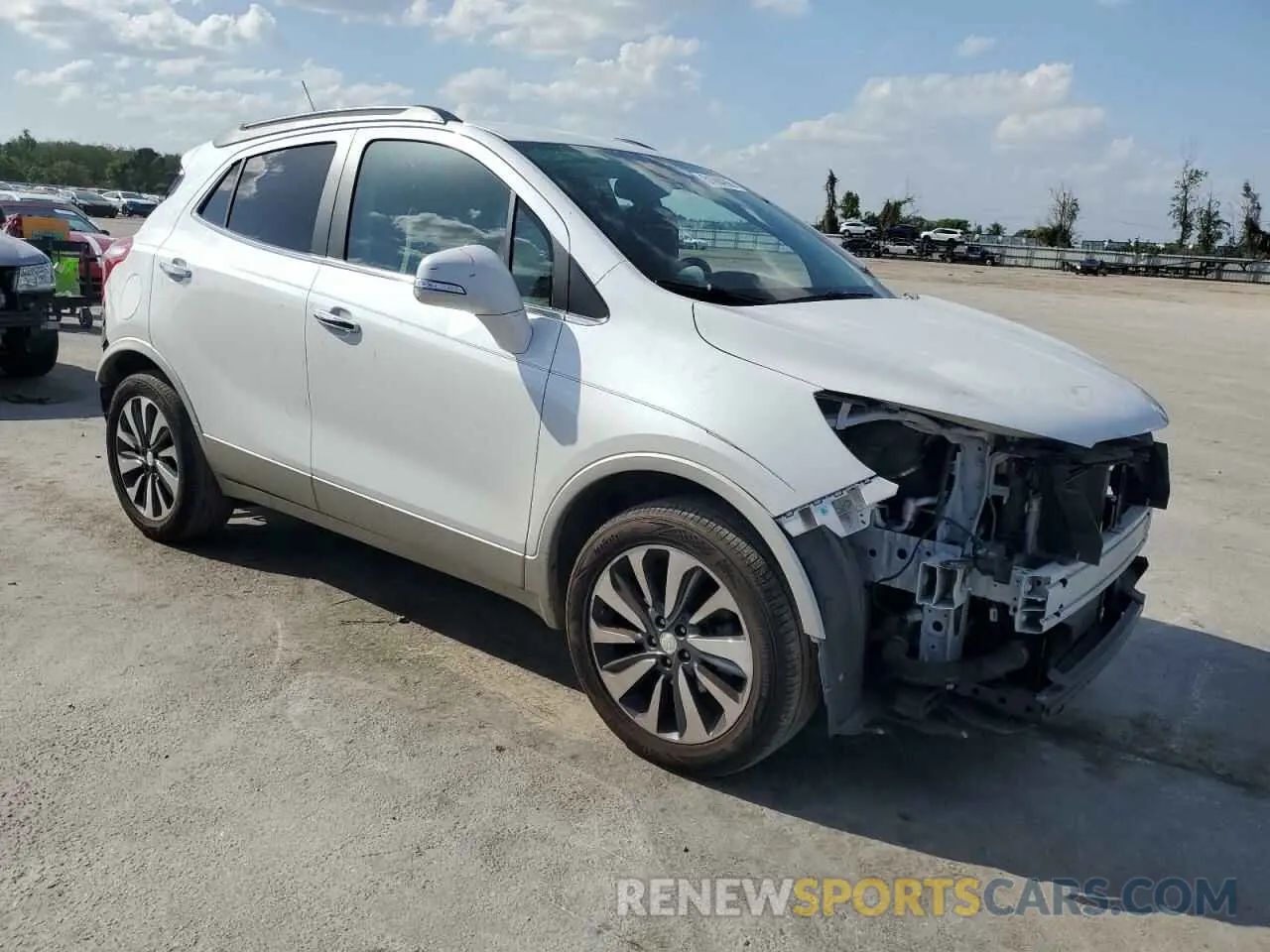 4 fotografías del automóvil dañado KL4CJCSM8KB728422 BUICK ENCORE 2019