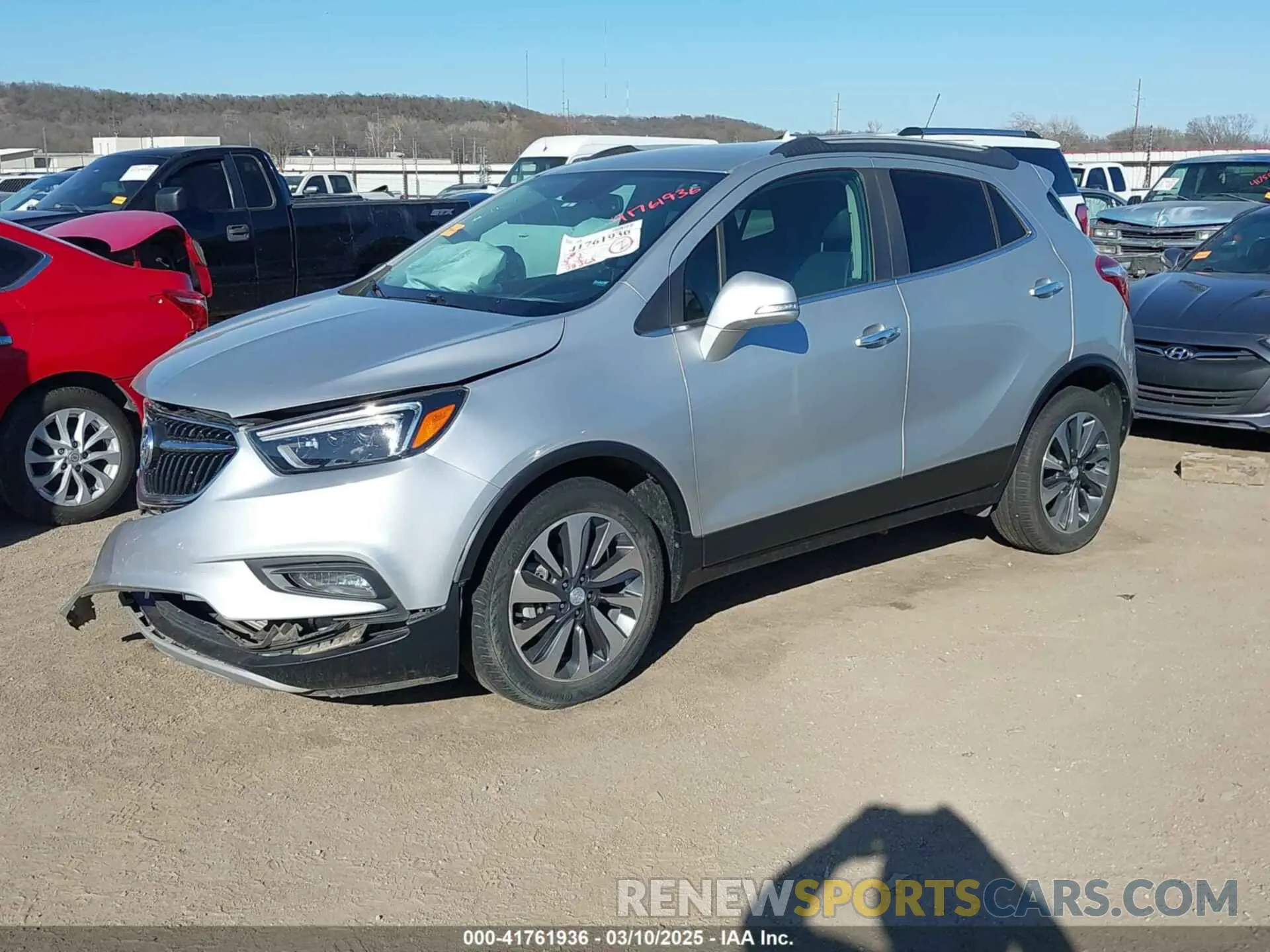 2 fotografías del automóvil dañado KL4CJCSM8KB941550 BUICK ENCORE 2019