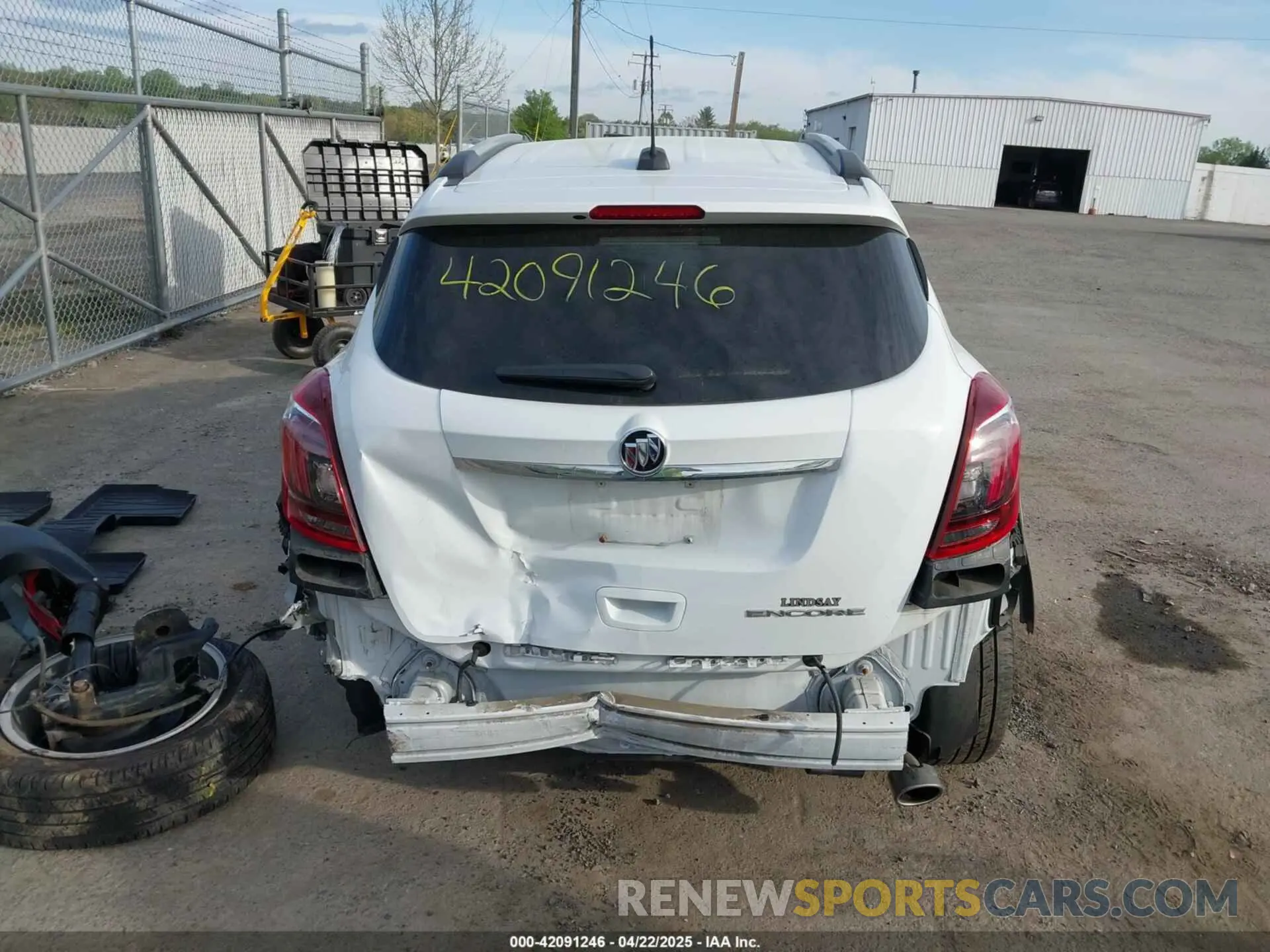 17 fotografías del automóvil dañado KL4CJCSM8KB949485 BUICK ENCORE 2019