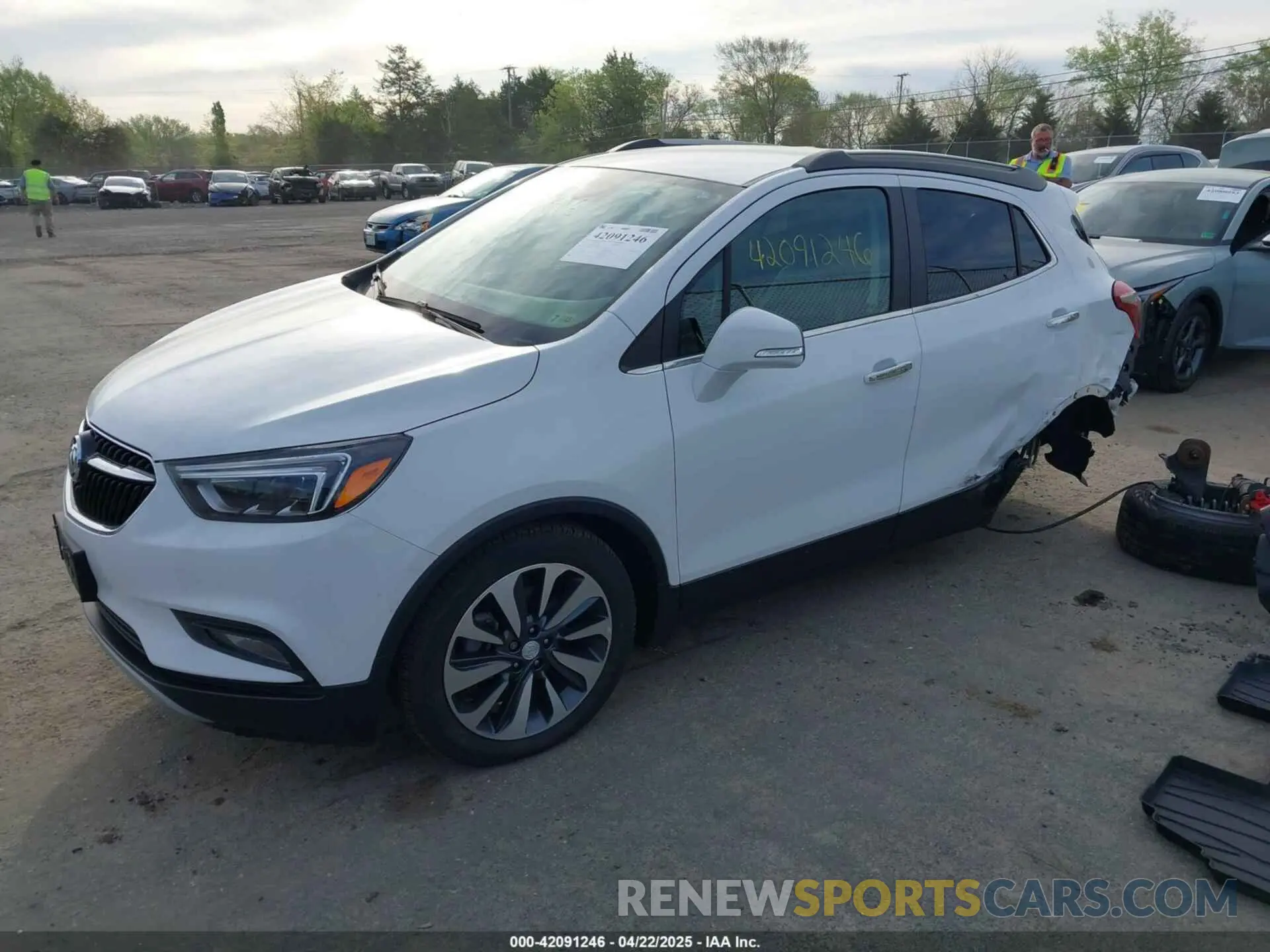 2 fotografías del automóvil dañado KL4CJCSM8KB949485 BUICK ENCORE 2019