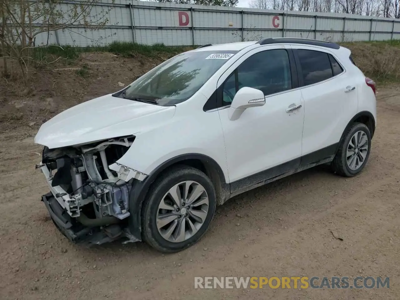 1 fotografías del automóvil dañado KL4CJESB2KB740219 BUICK ENCORE 2019