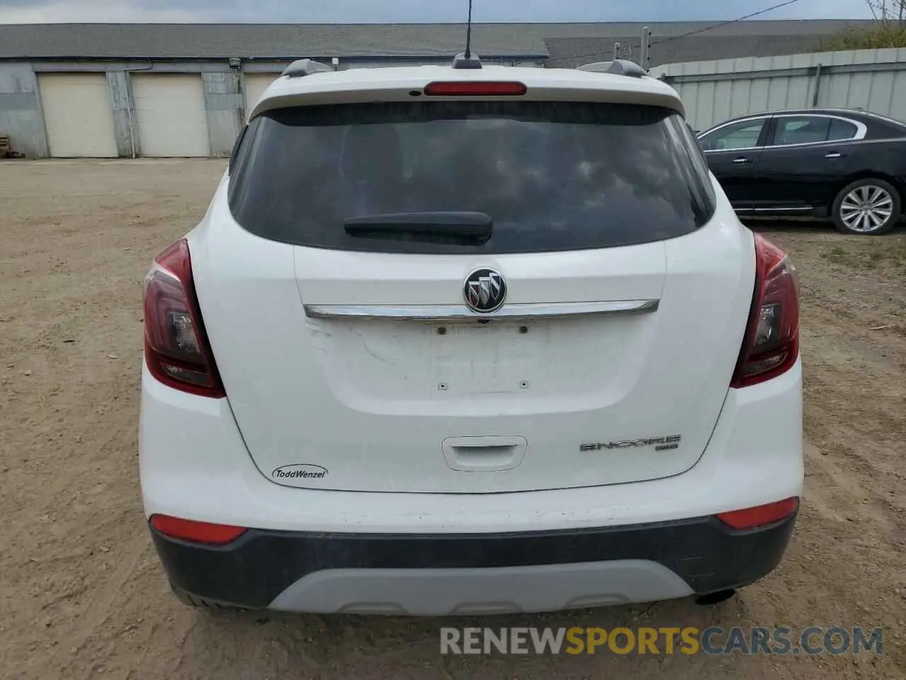 6 fotografías del automóvil dañado KL4CJESB2KB740219 BUICK ENCORE 2019