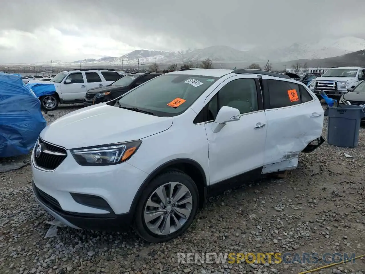 1 fotografías del automóvil dañado KL4CJESB2KB768019 BUICK ENCORE 2019
