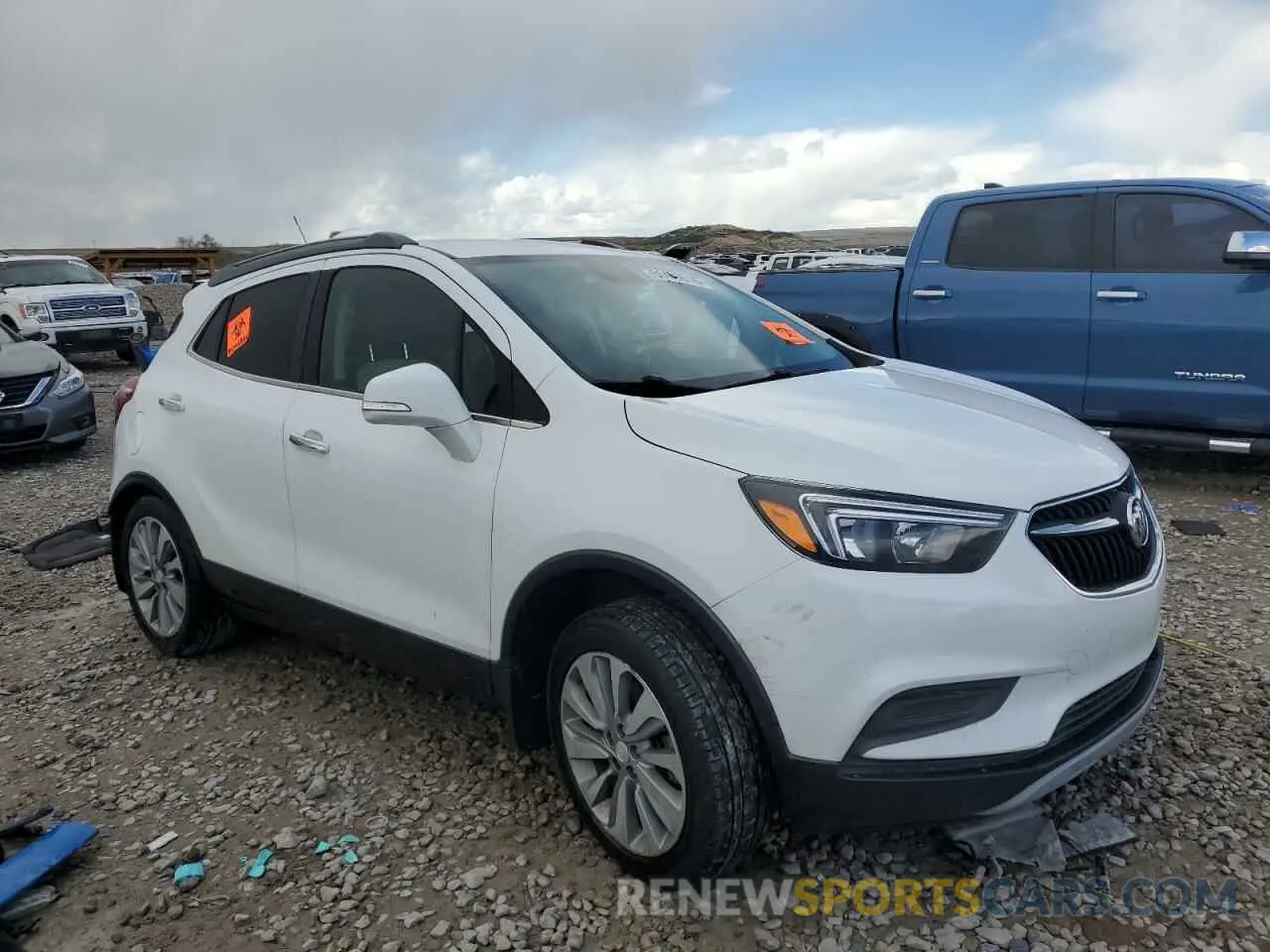 4 fotografías del automóvil dañado KL4CJESB2KB768019 BUICK ENCORE 2019